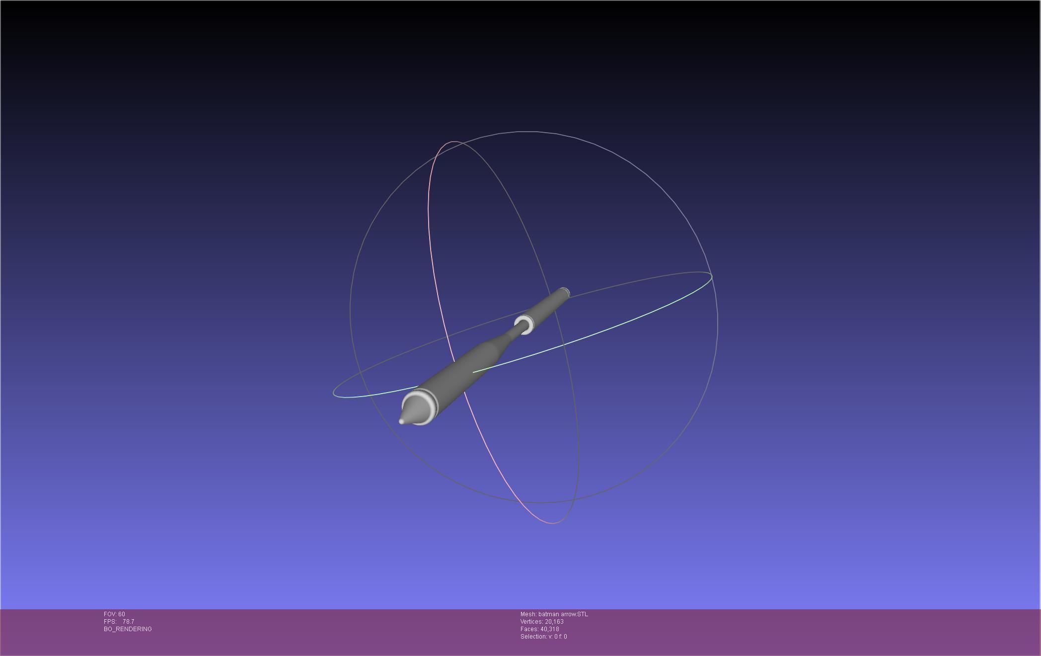 Batman Arrow Basic Model 3D print model_138
