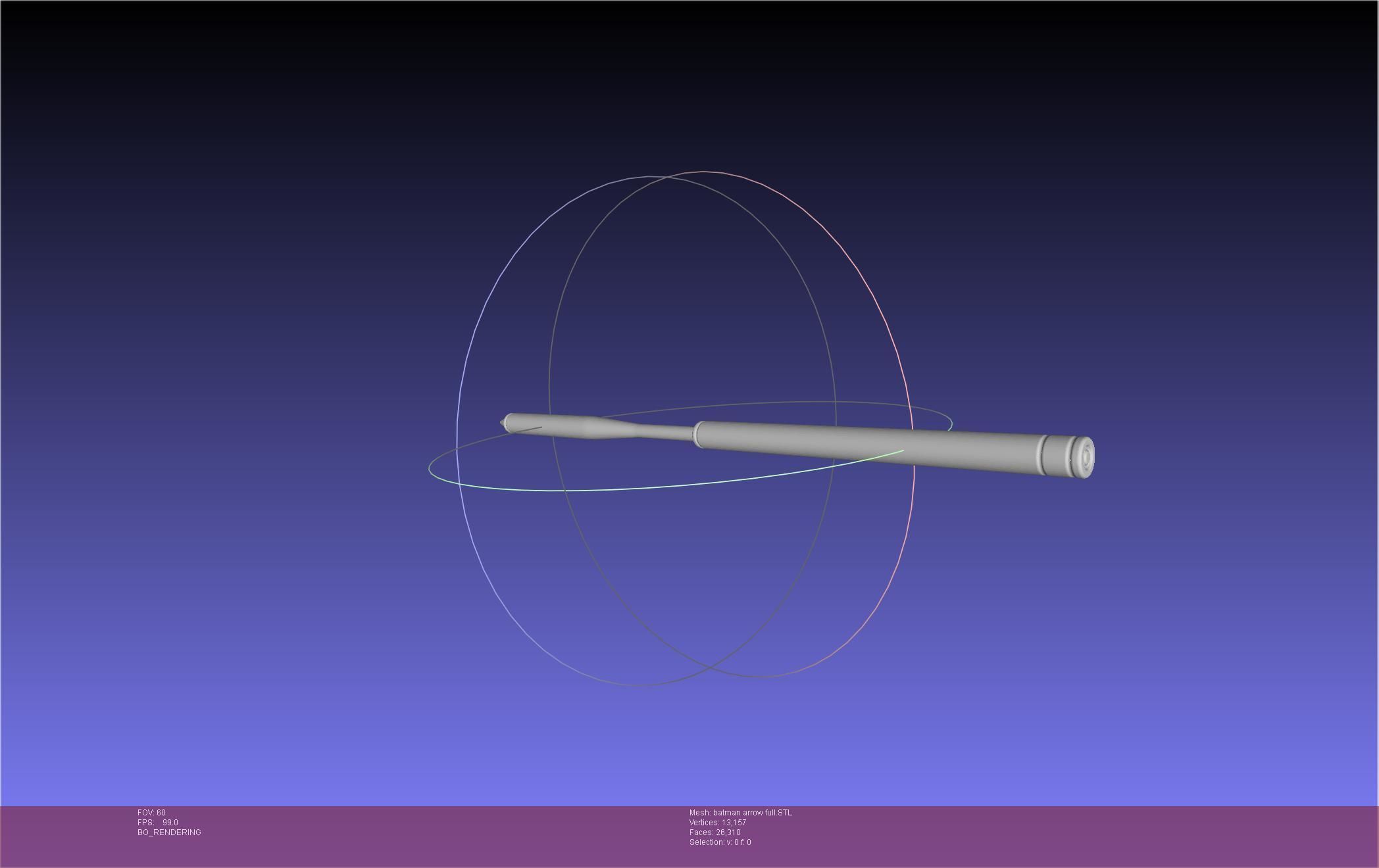 Batman Arrow Basic Model 3D print model_6