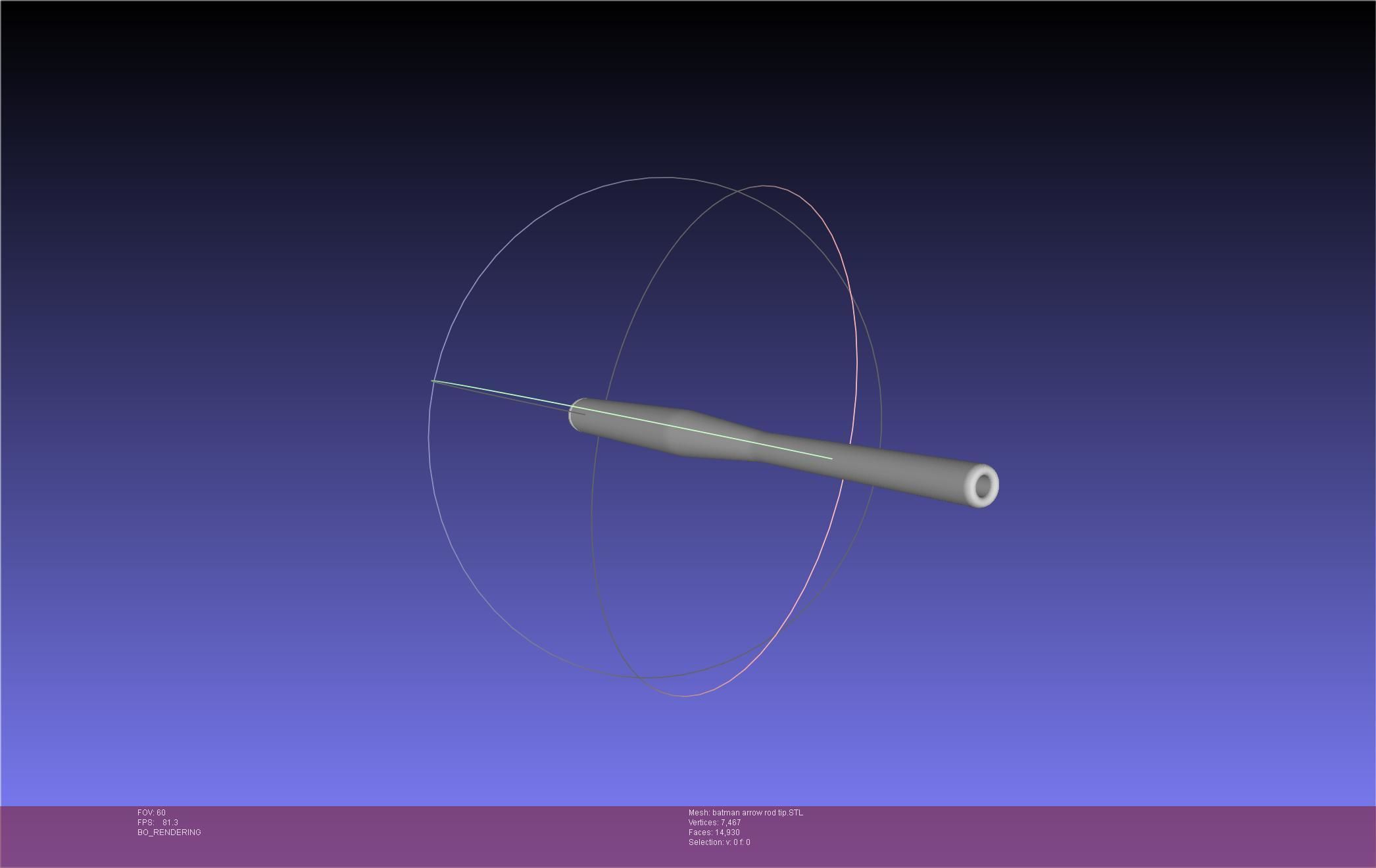 Batman Arrow Basic Model 3D print model_101
