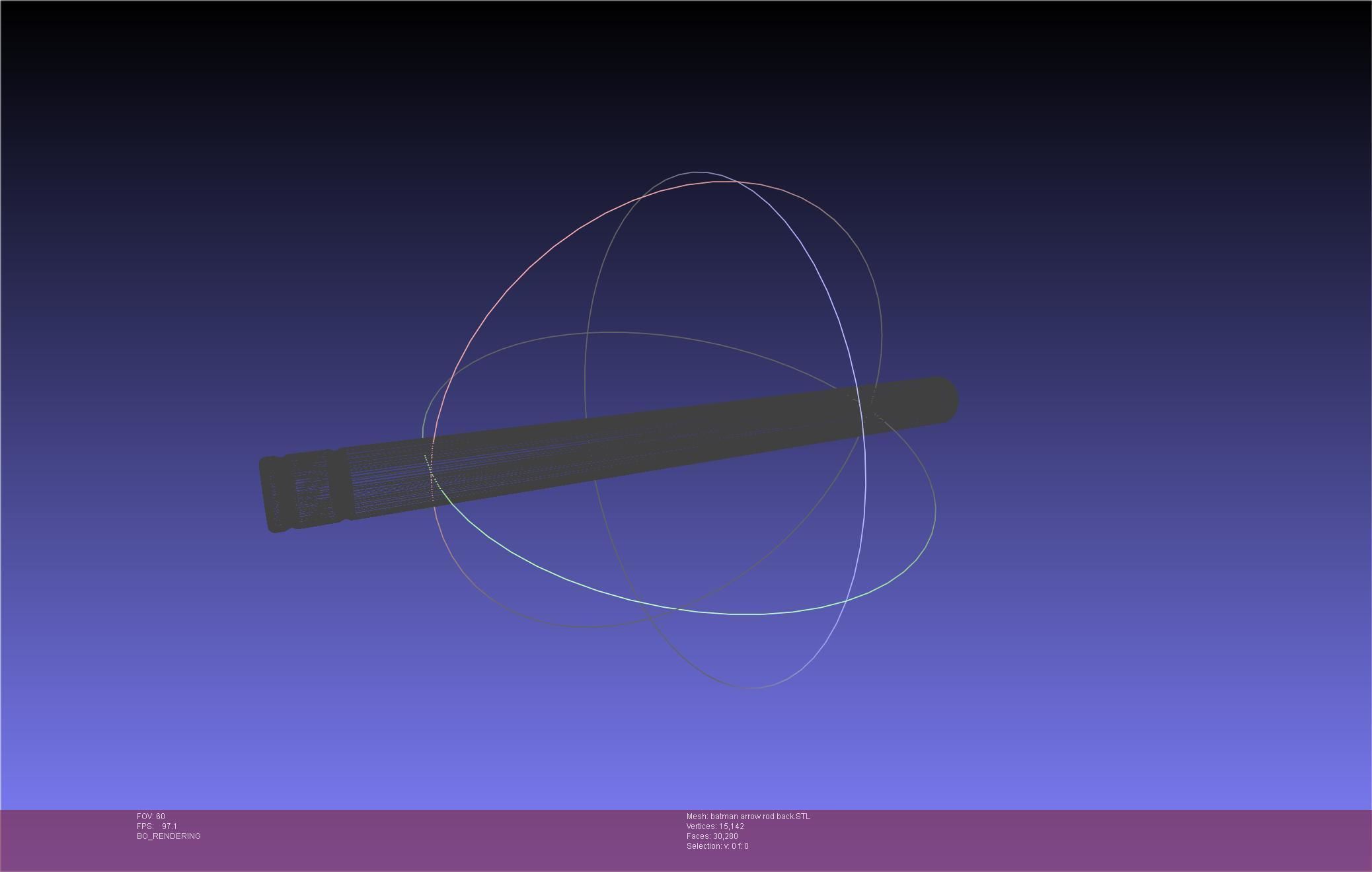 Batman Arrow Basic Model 3D print model_80