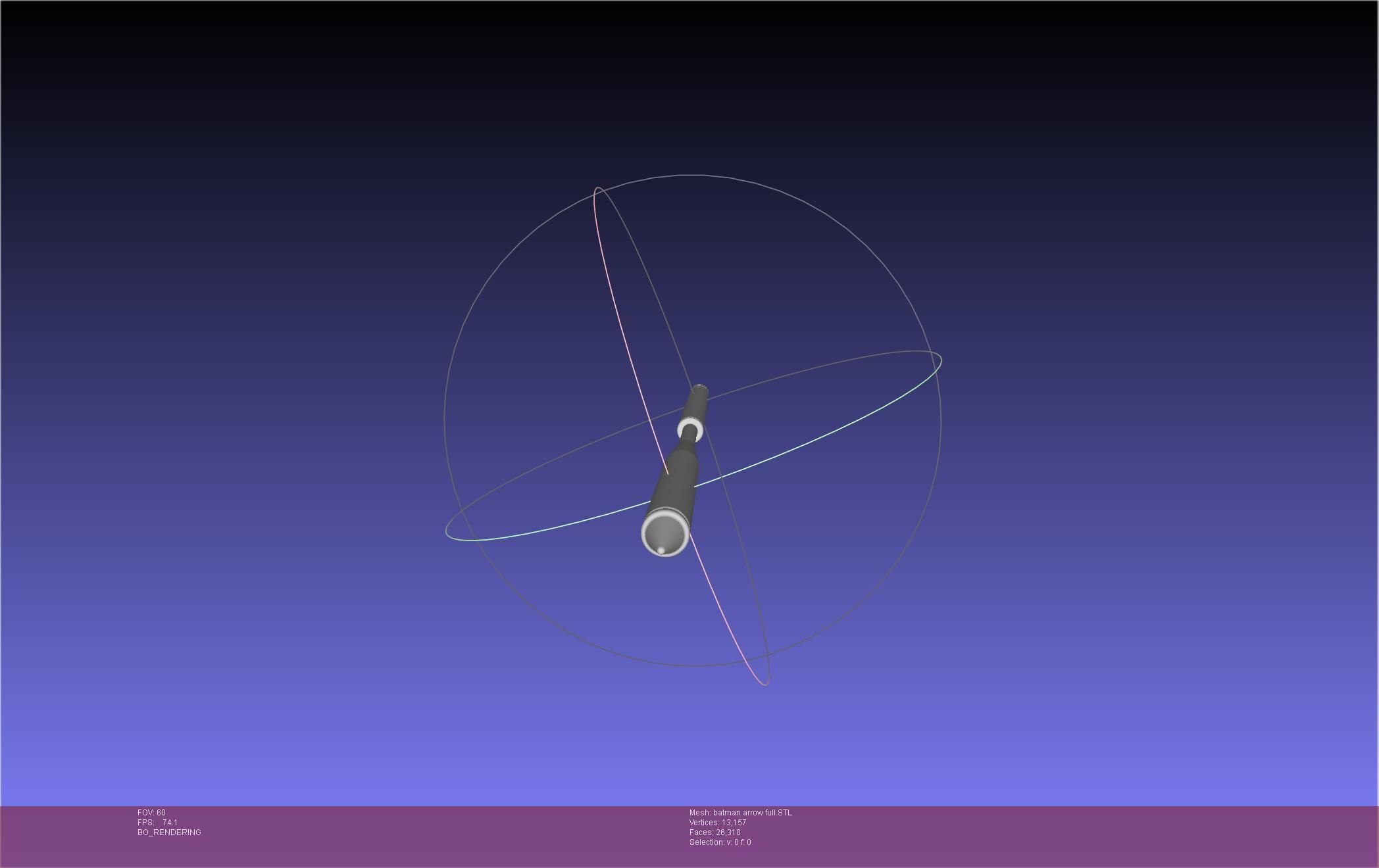 Batman Arrow Basic Model 3D print model_8