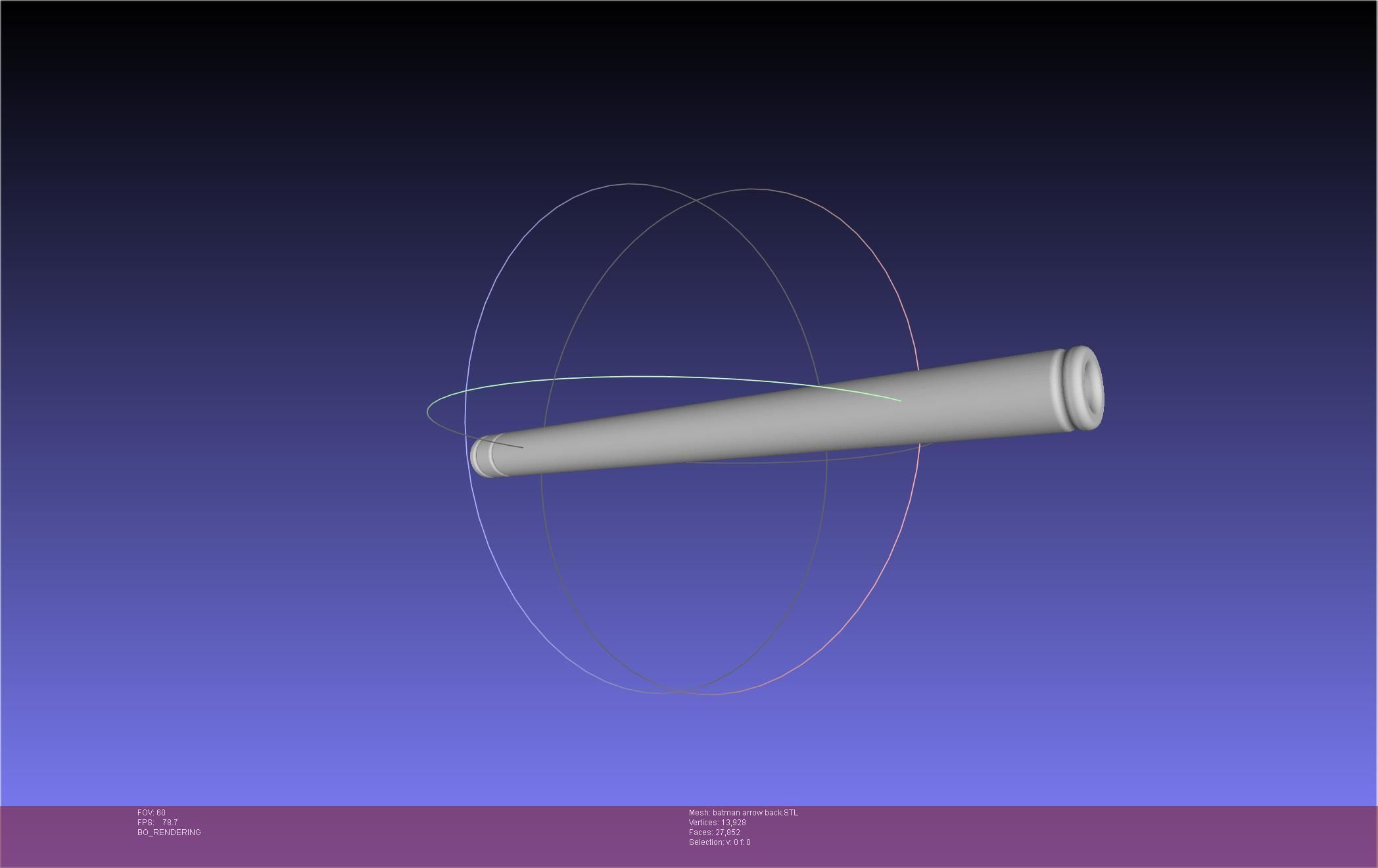 Batman Arrow Basic Model 3D print model_70