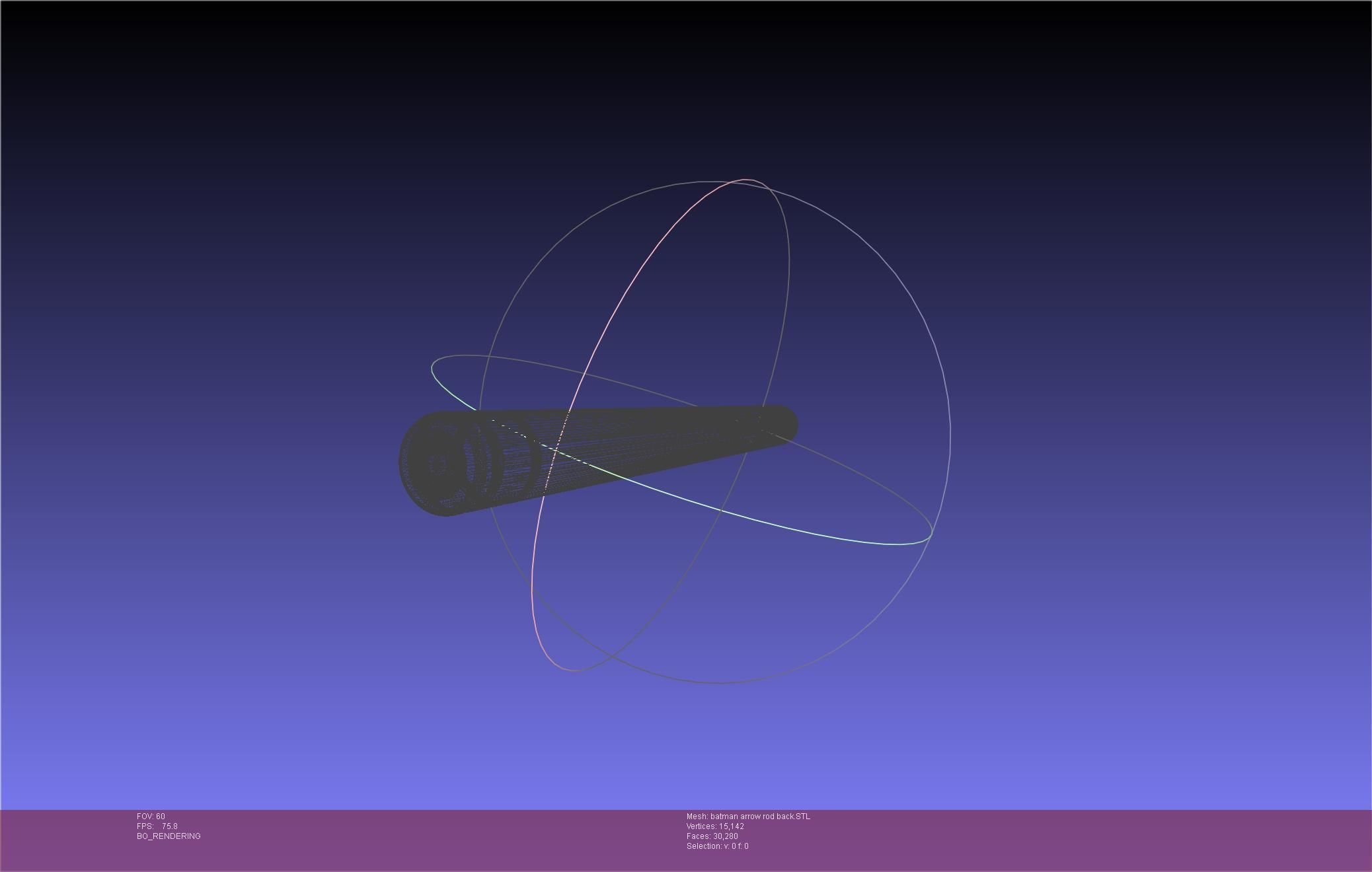 Batman Arrow Basic Model 3D print model_81