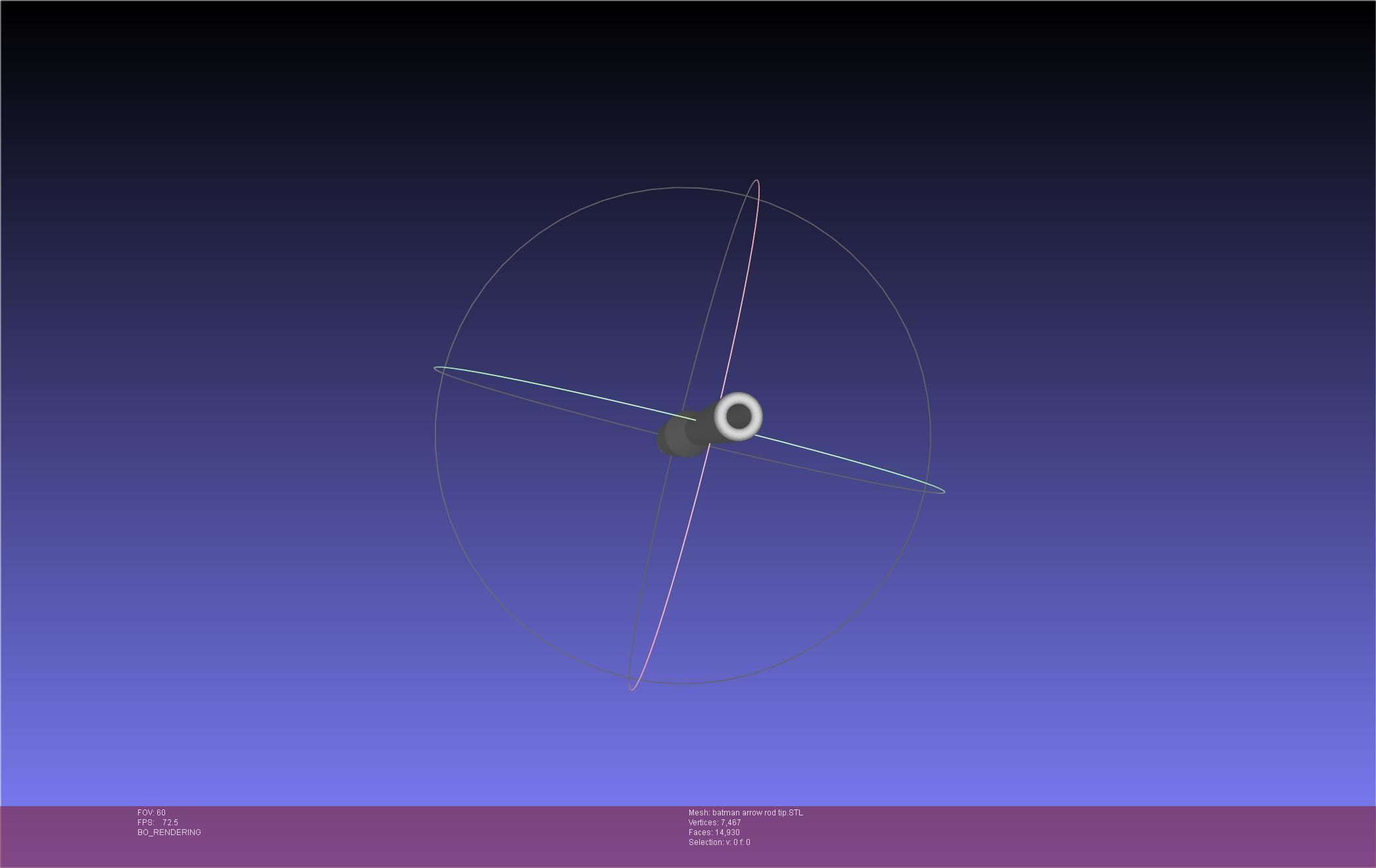 Batman Arrow Basic Model 3D print model_104