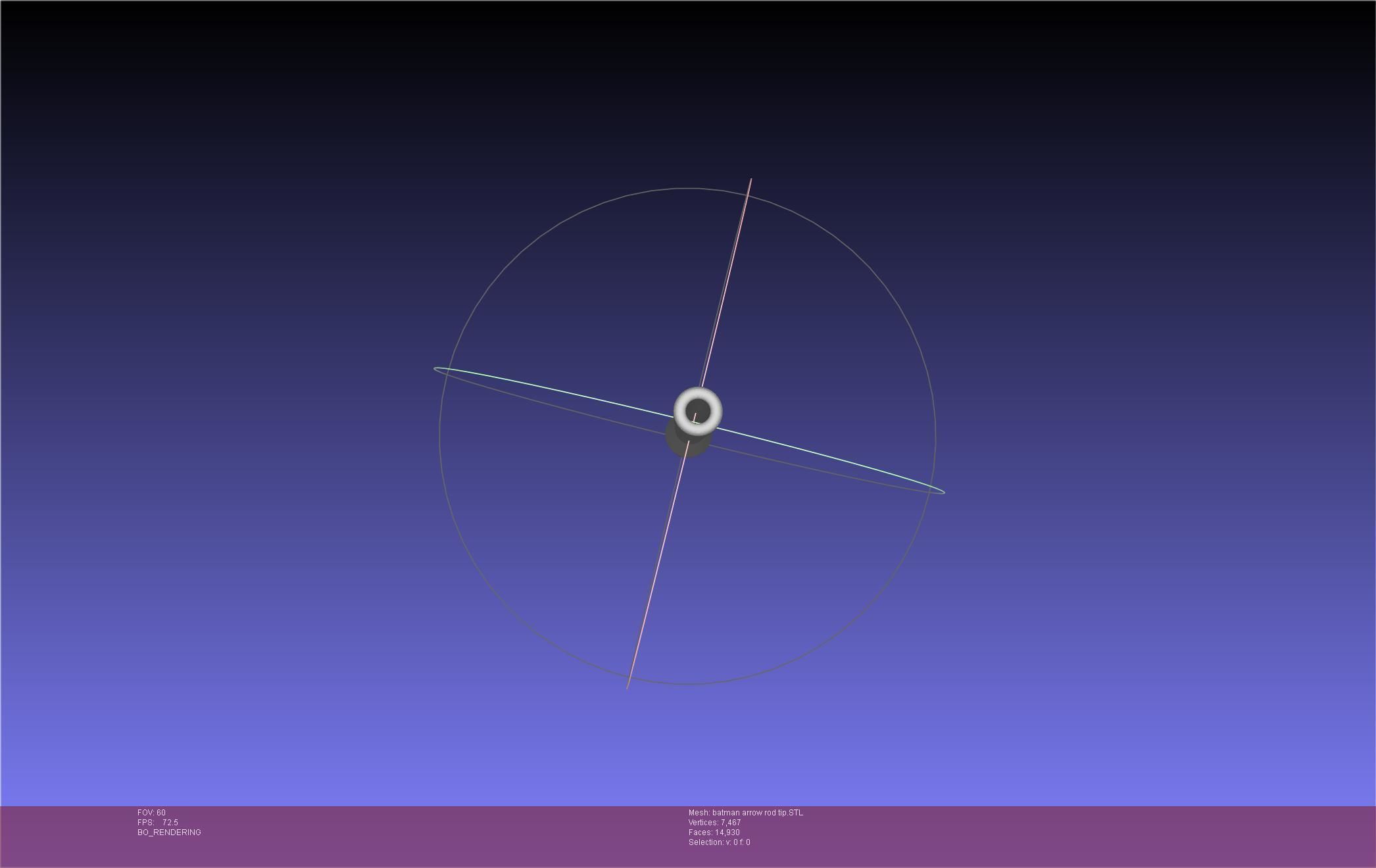 Batman Arrow Basic Model 3D print model_103