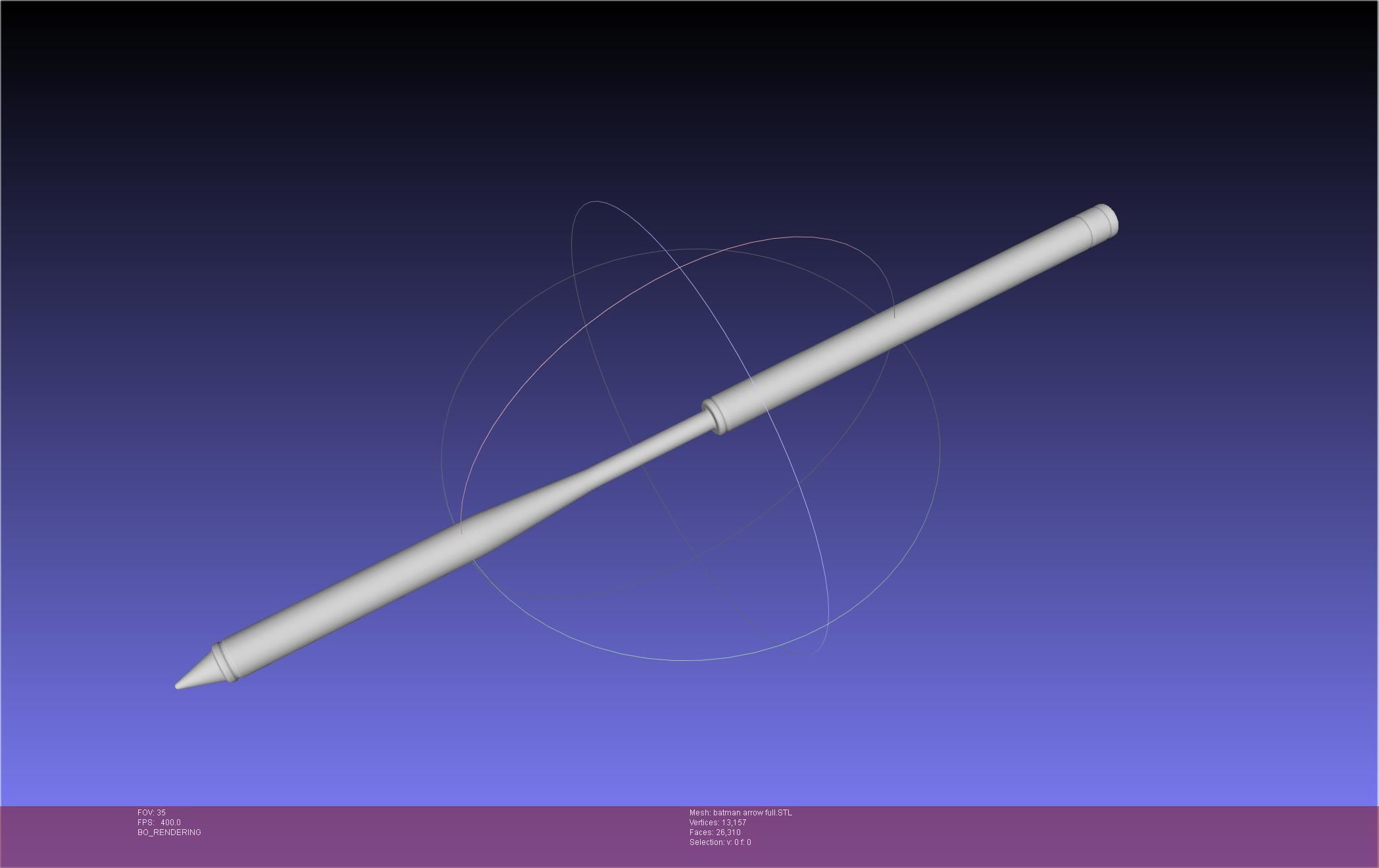 Batman Arrow Basic Model 3D print model_54