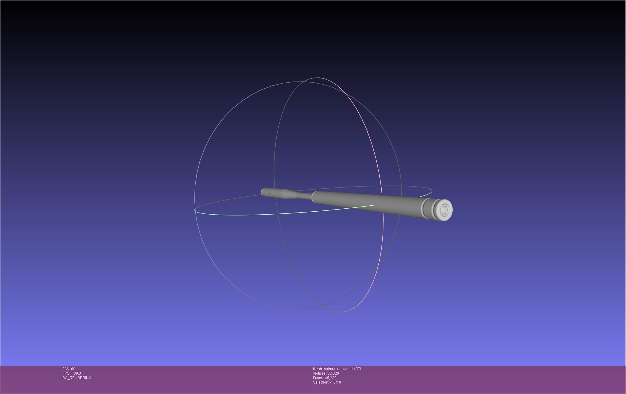 Batman Arrow Basic Model 3D print model_120