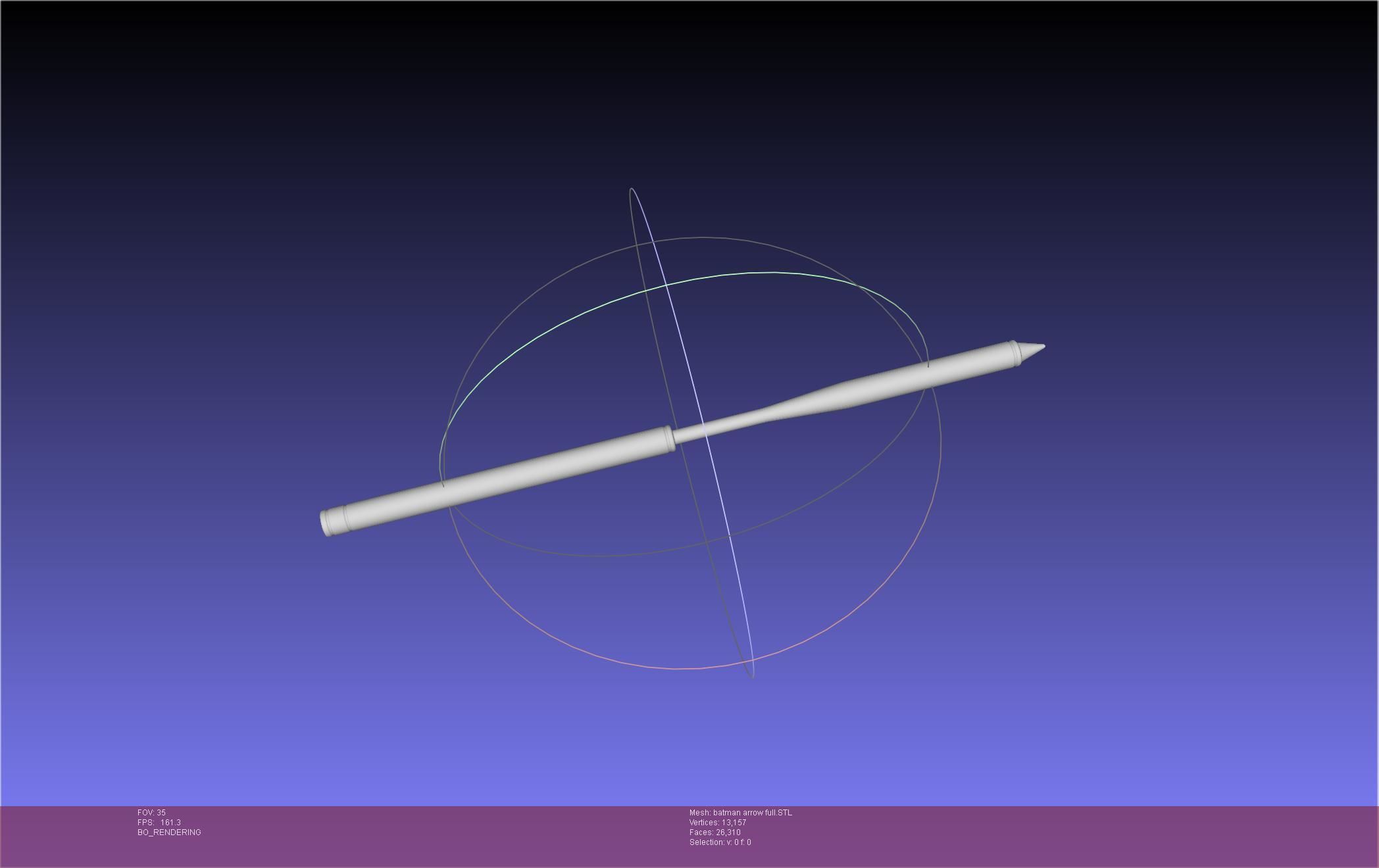 Batman Arrow Basic Model 3D print model_47