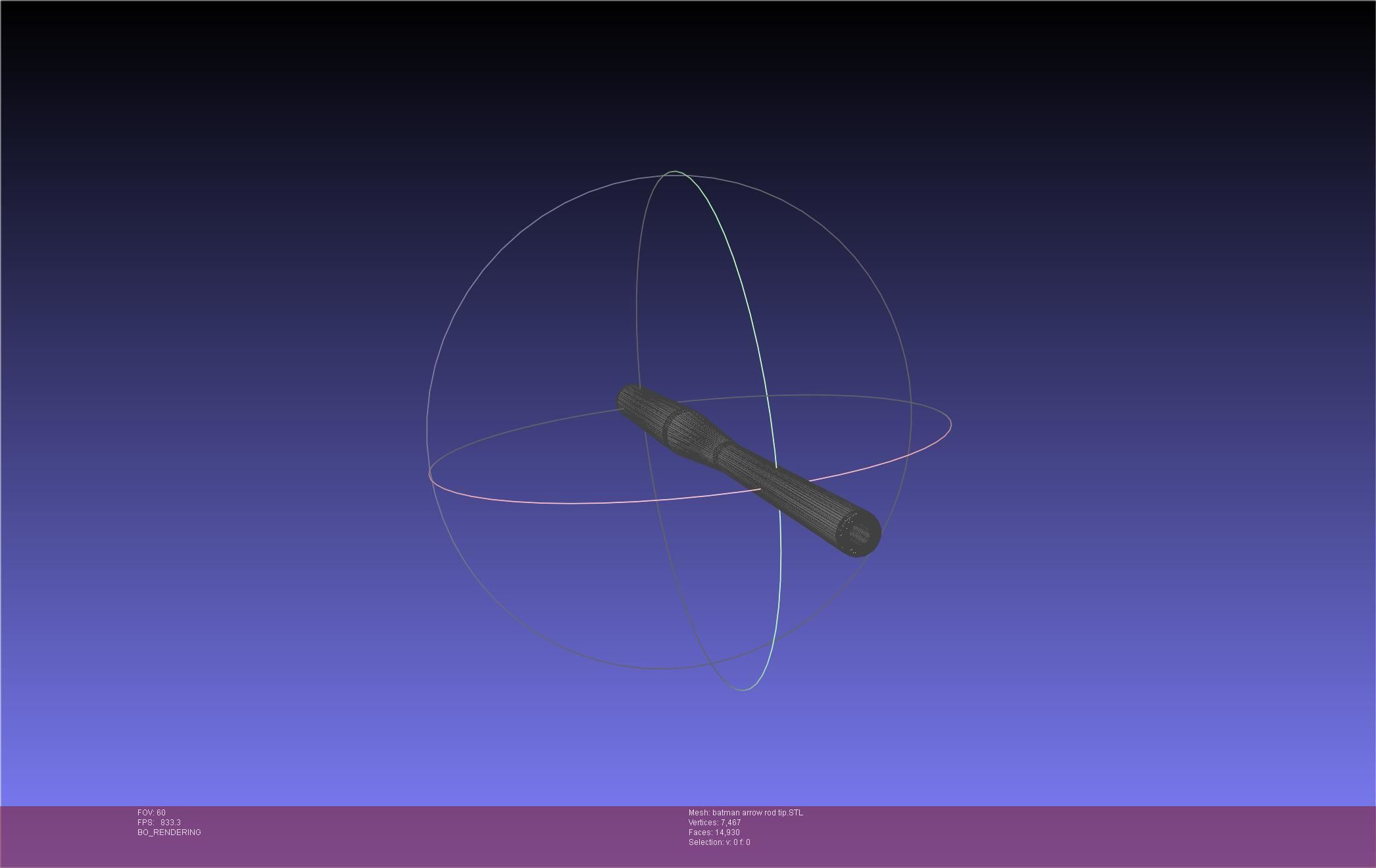 Batman Arrow Basic Model 3D print model_112