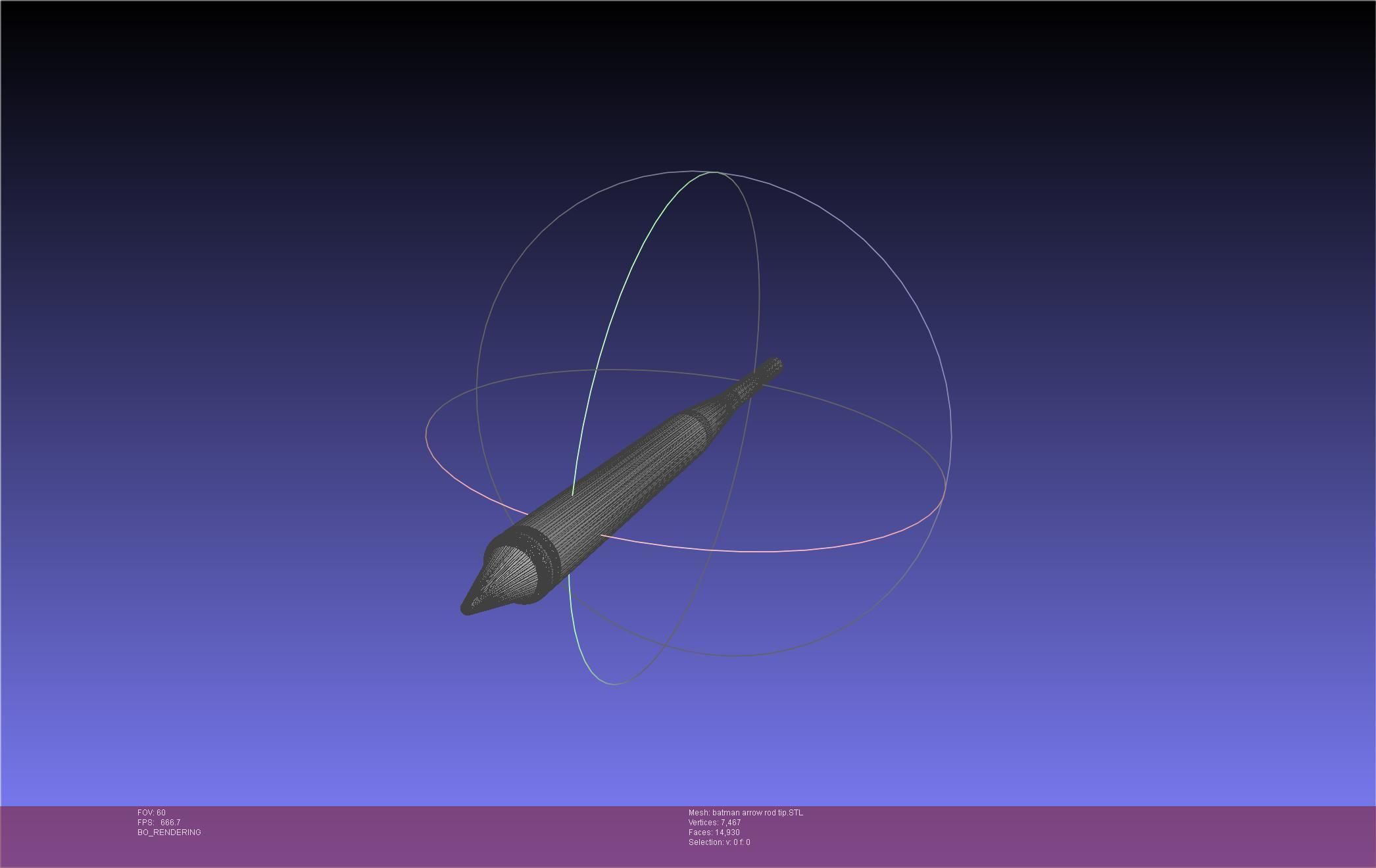 Batman Arrow Basic Model 3D print model_114