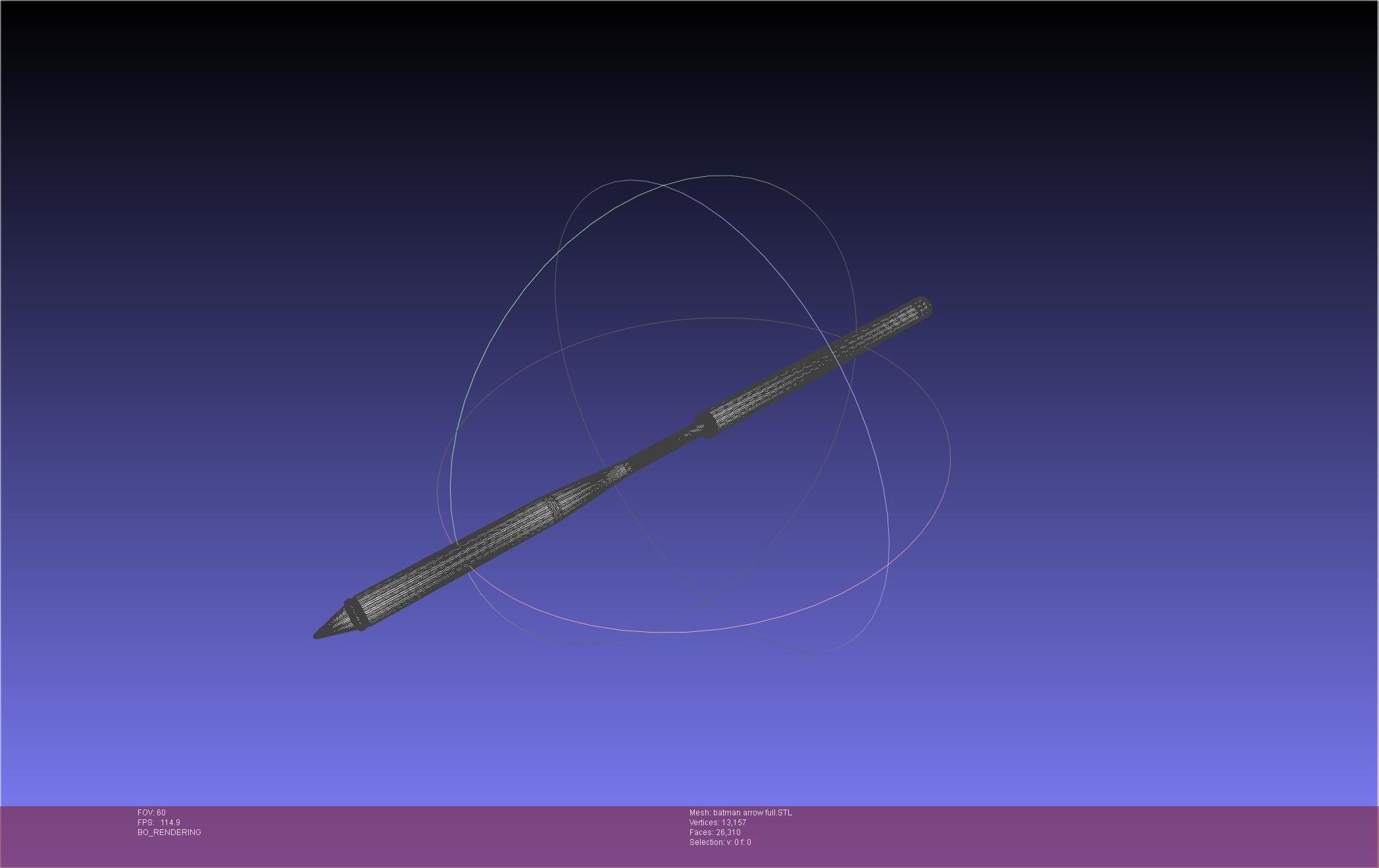 Batman Arrow Basic Model 3D print model_30