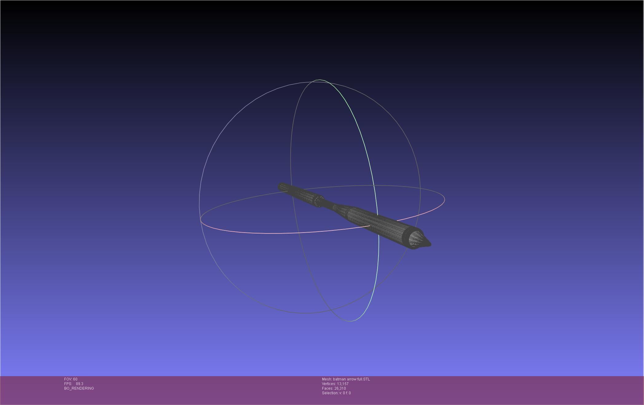 Batman Arrow Basic Model 3D print model_18