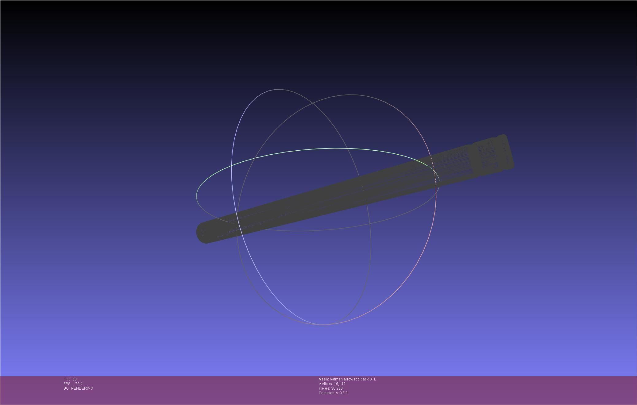 Batman Arrow Basic Model 3D print model_82