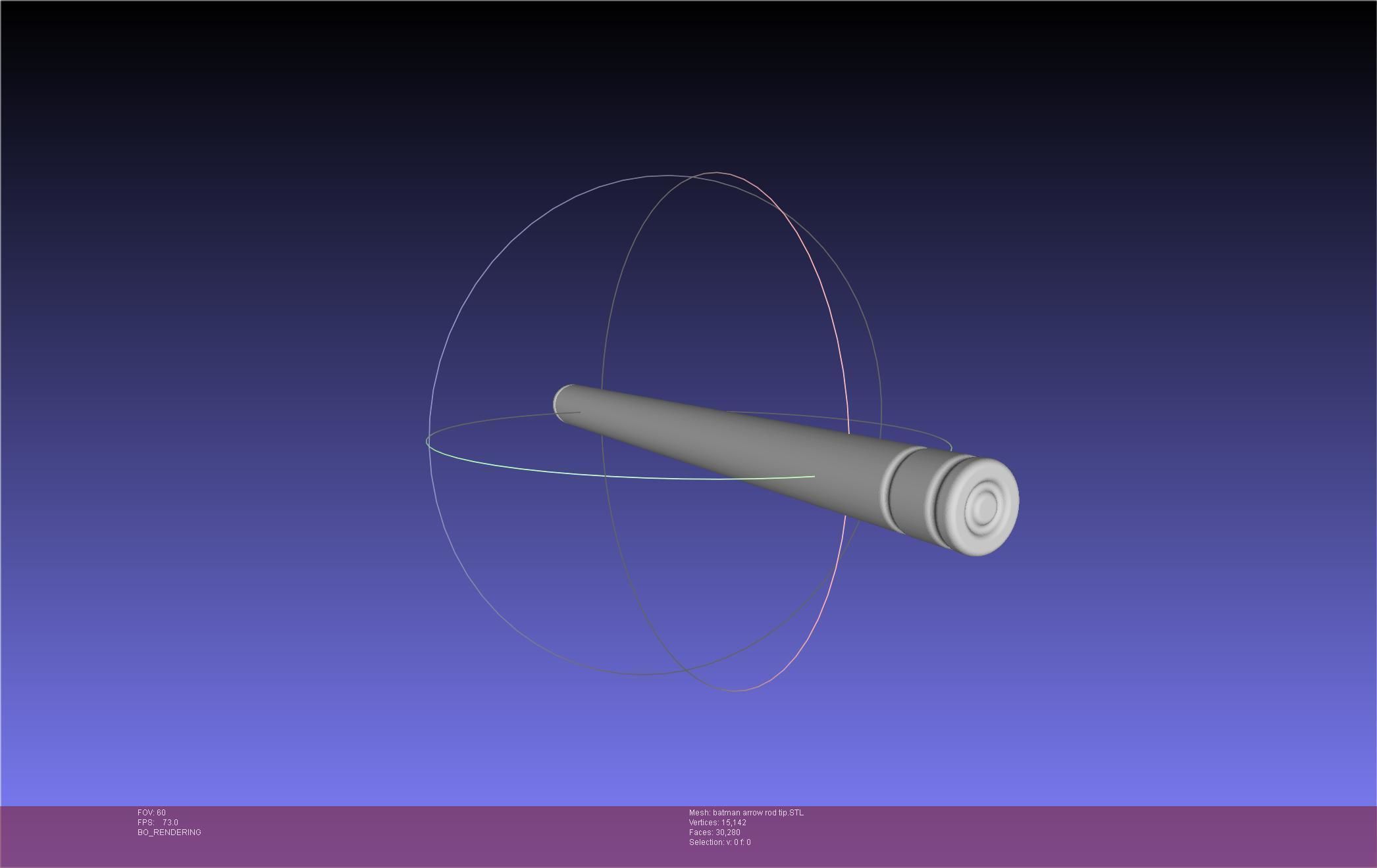 Batman Arrow Basic Model 3D print model_92