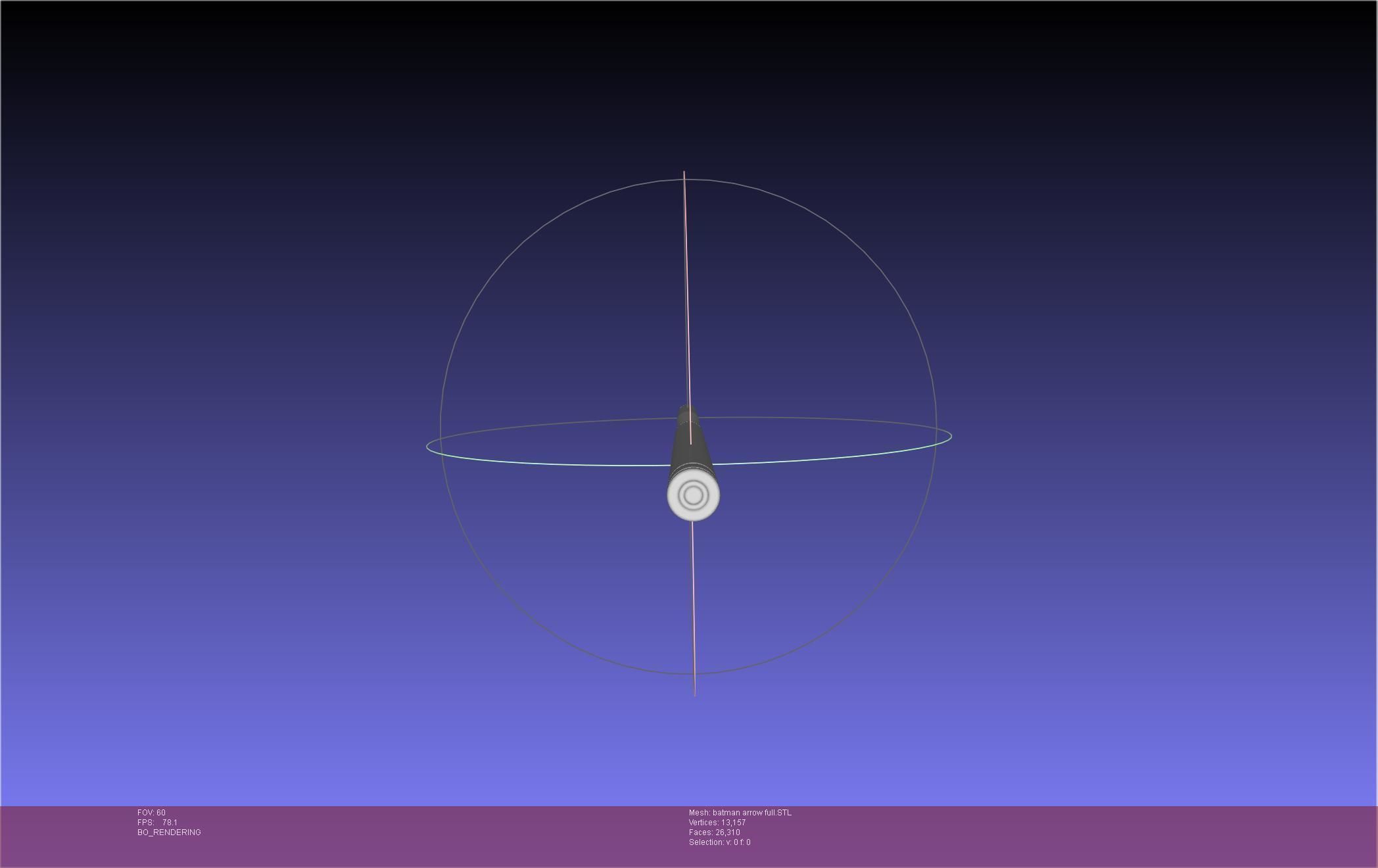 Batman Arrow Basic Model 3D print model_4