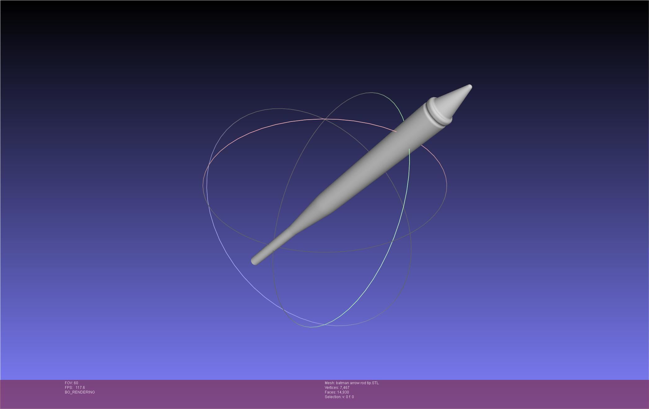 Batman Arrow Basic Model 3D print model_109