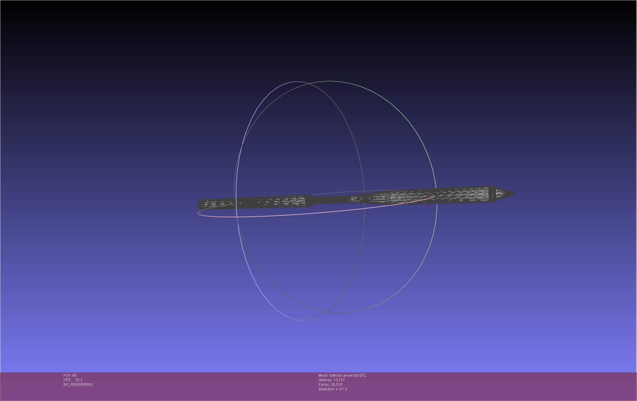 Batman Arrow Basic Model 3D print model_19