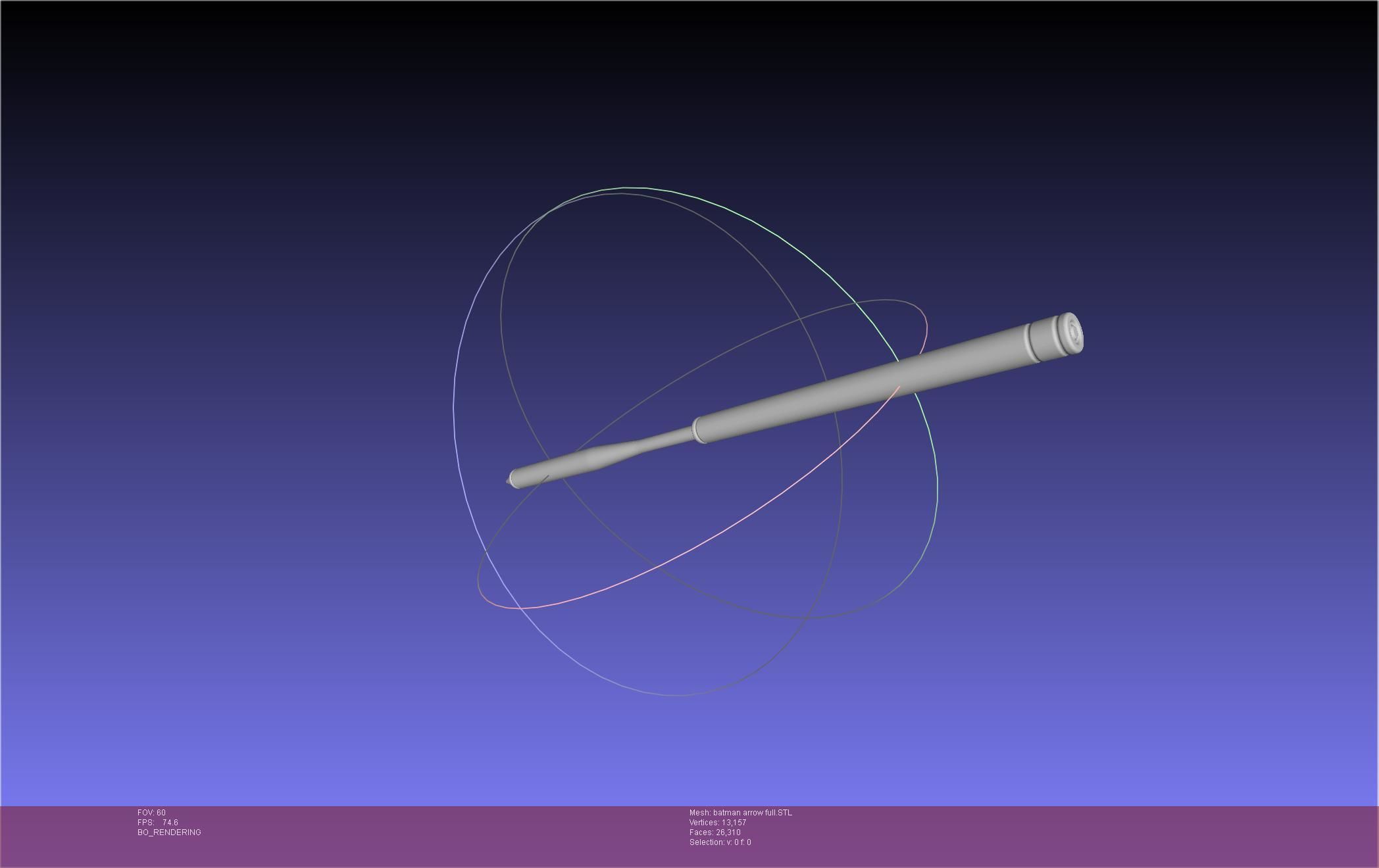 Batman Arrow Basic Model 3D print model_11