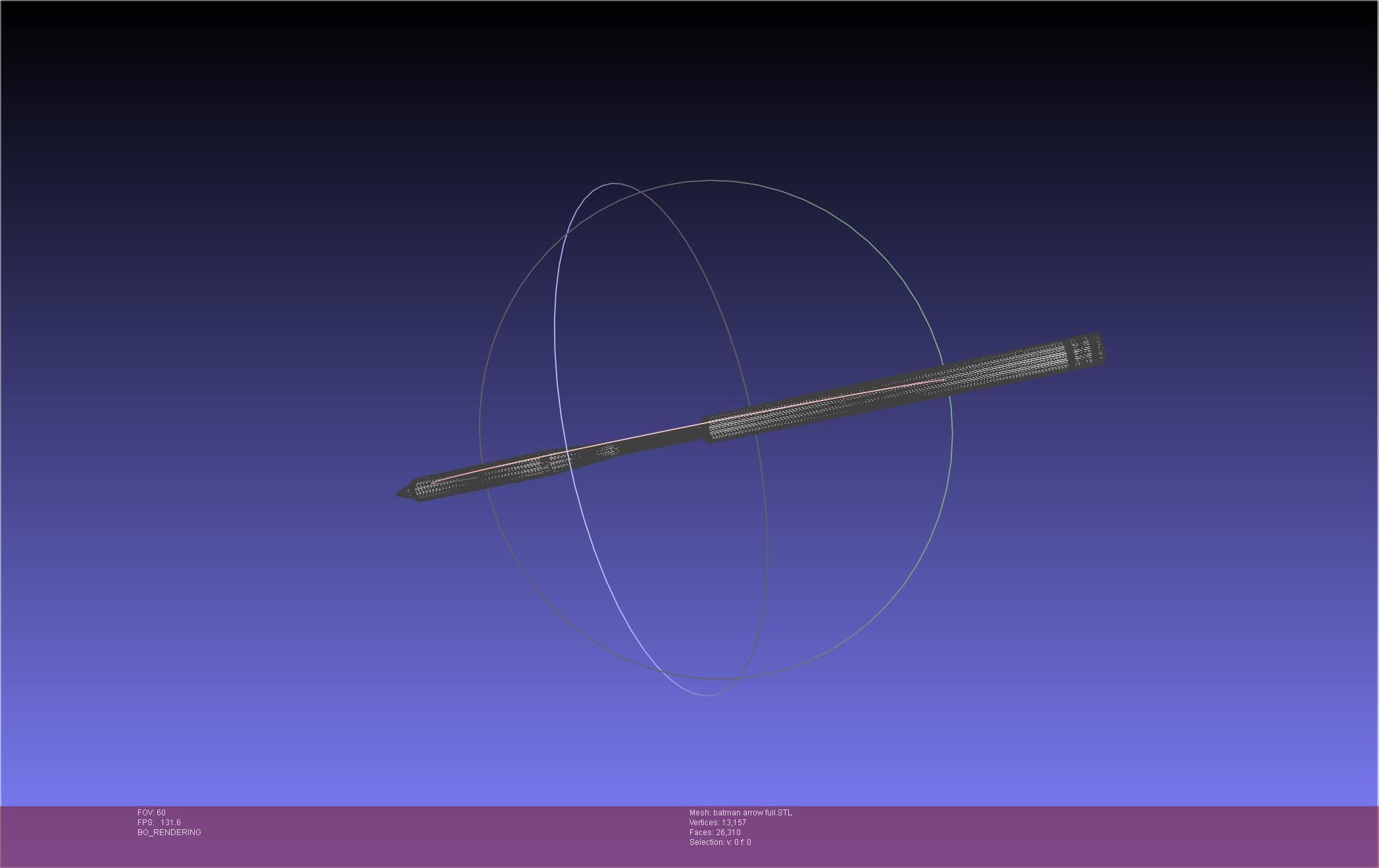 Batman Arrow Basic Model 3D print model_21