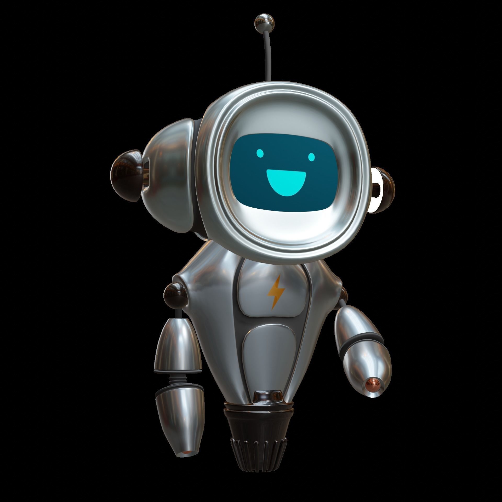 3D Robot Character 3D model_4