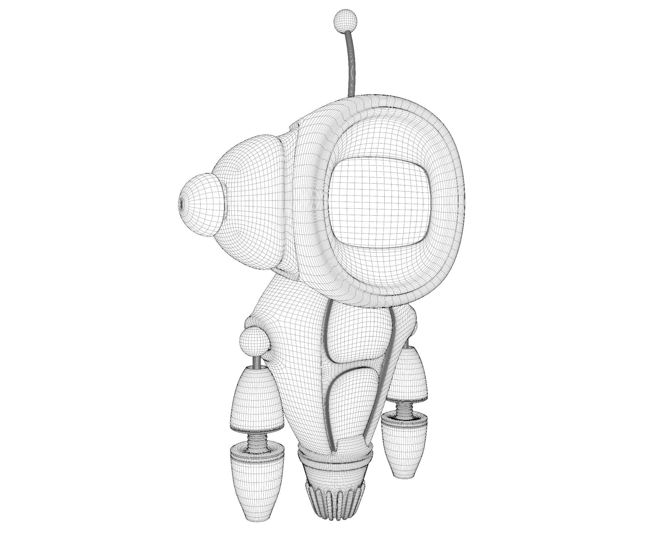 3D Robot Character 3D model_7