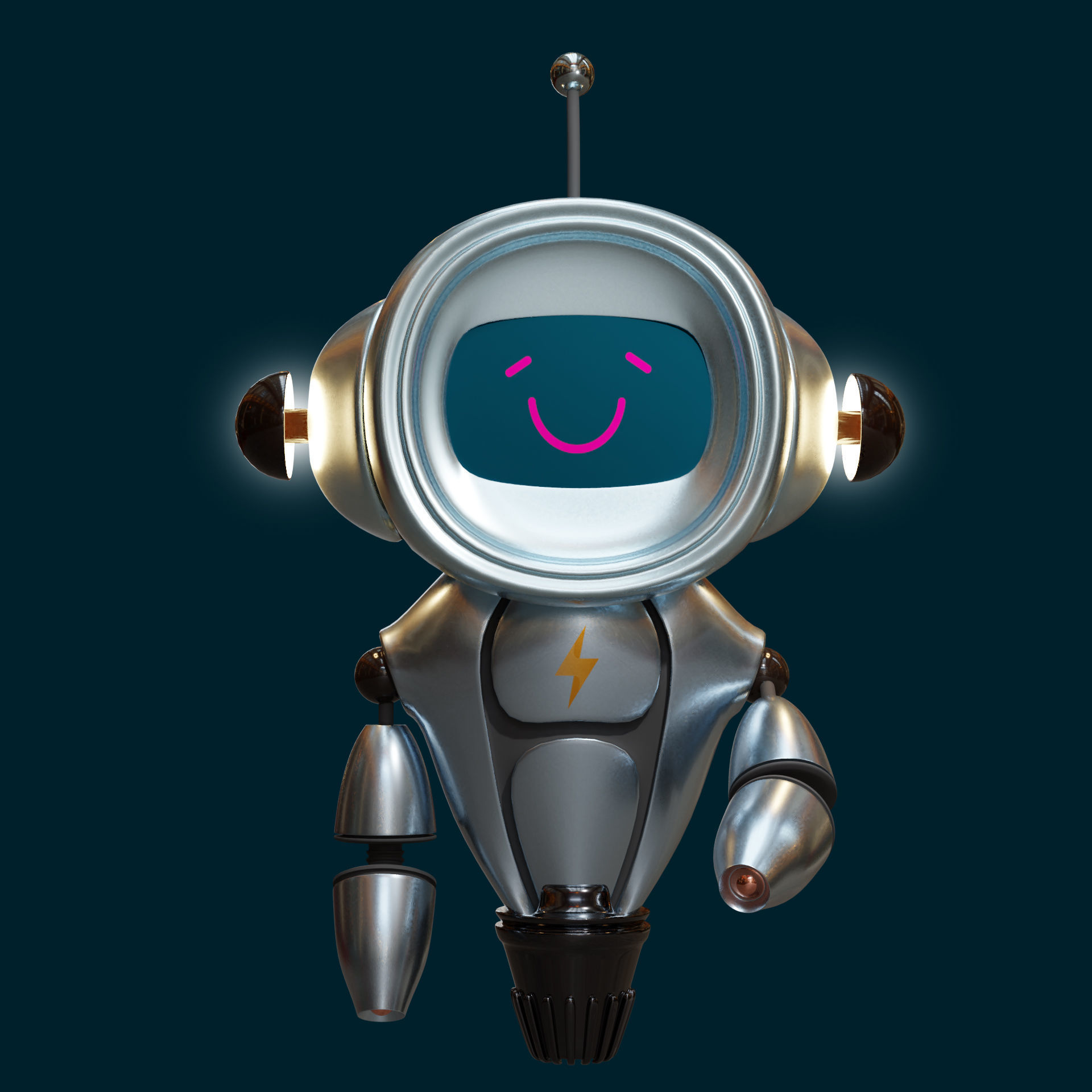 3D Robot Character 3D model_5