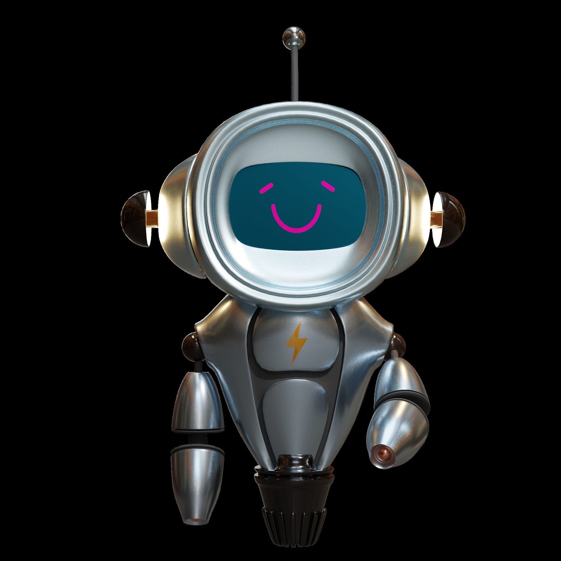 3D Robot Character 3D model_3