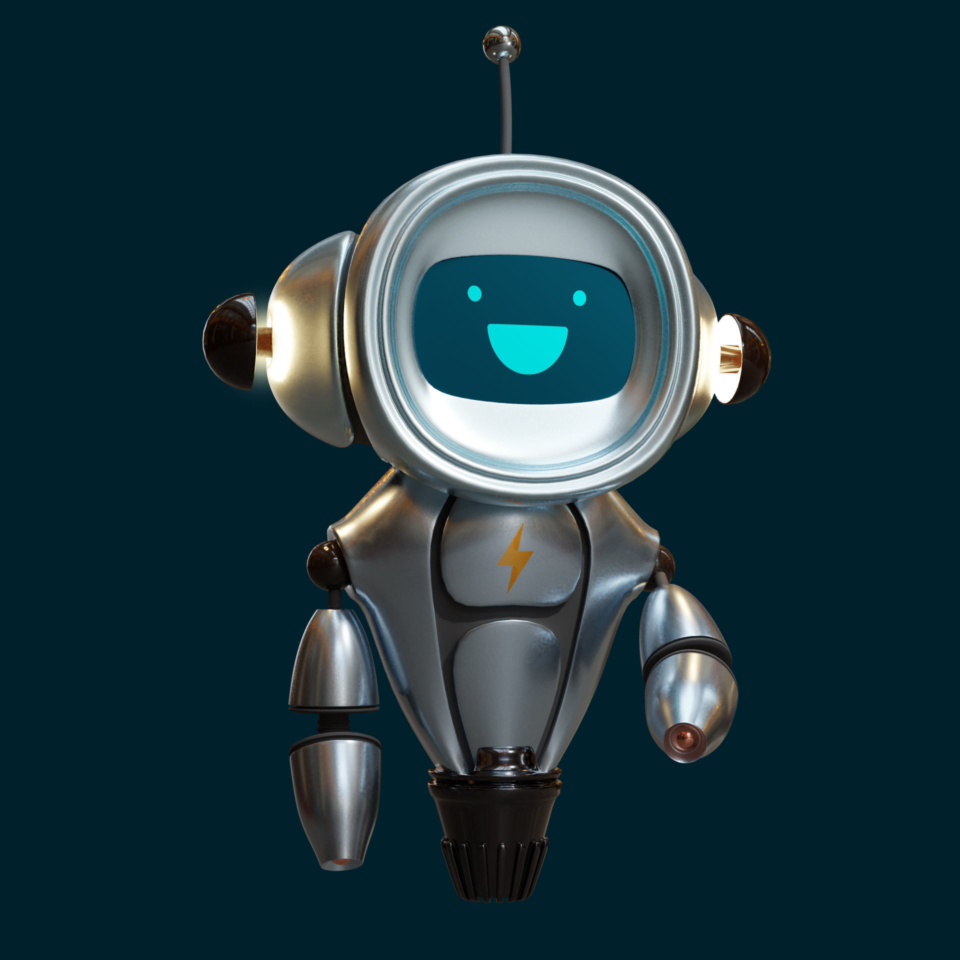 3D Robot Character 3D model_6
