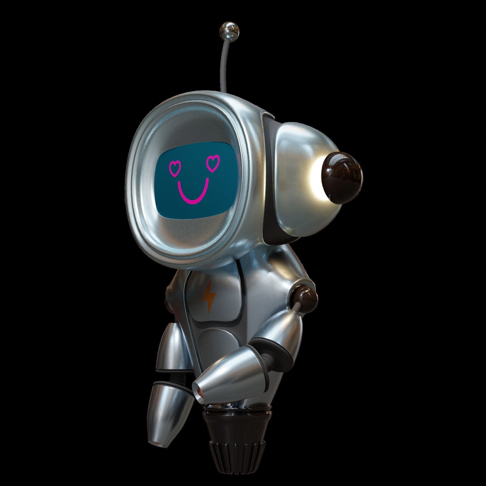 3D Robot Character 3D model_2