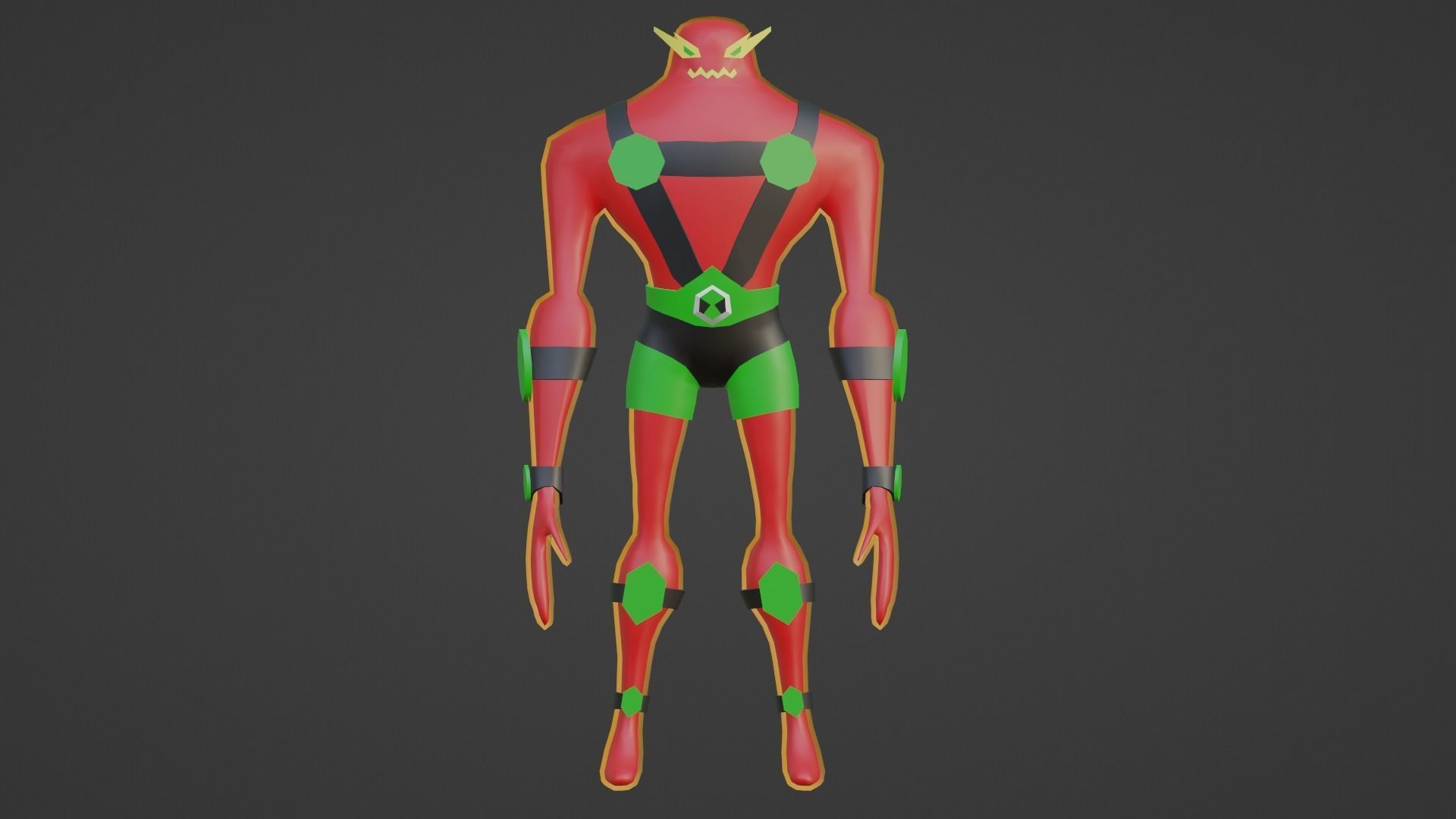  ben 10 omniverse NRG 3D MODEL Low-poly 3D model_9