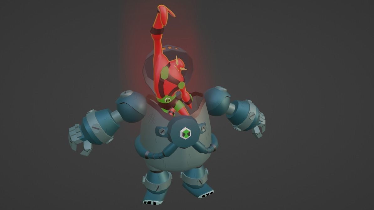  ben 10 omniverse NRG 3D MODEL Low-poly 3D model_3