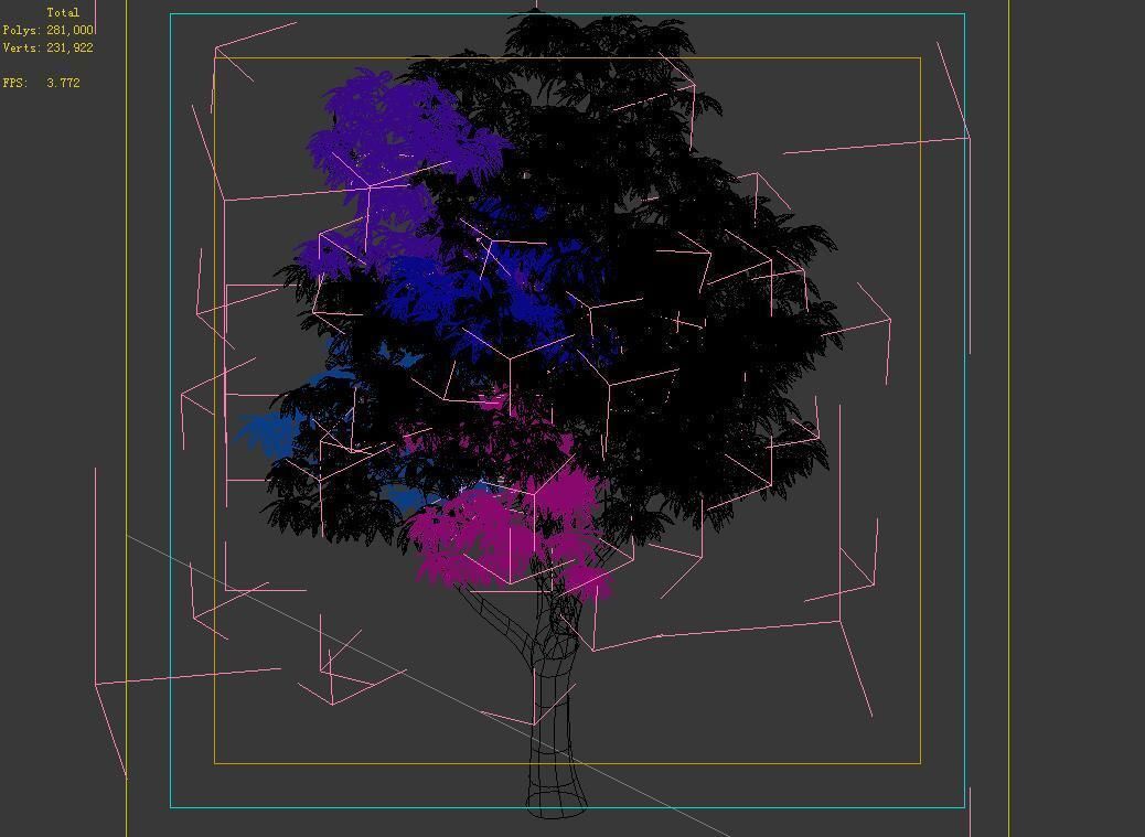 Lilac Garden-Mango Tree 02 3D model_1