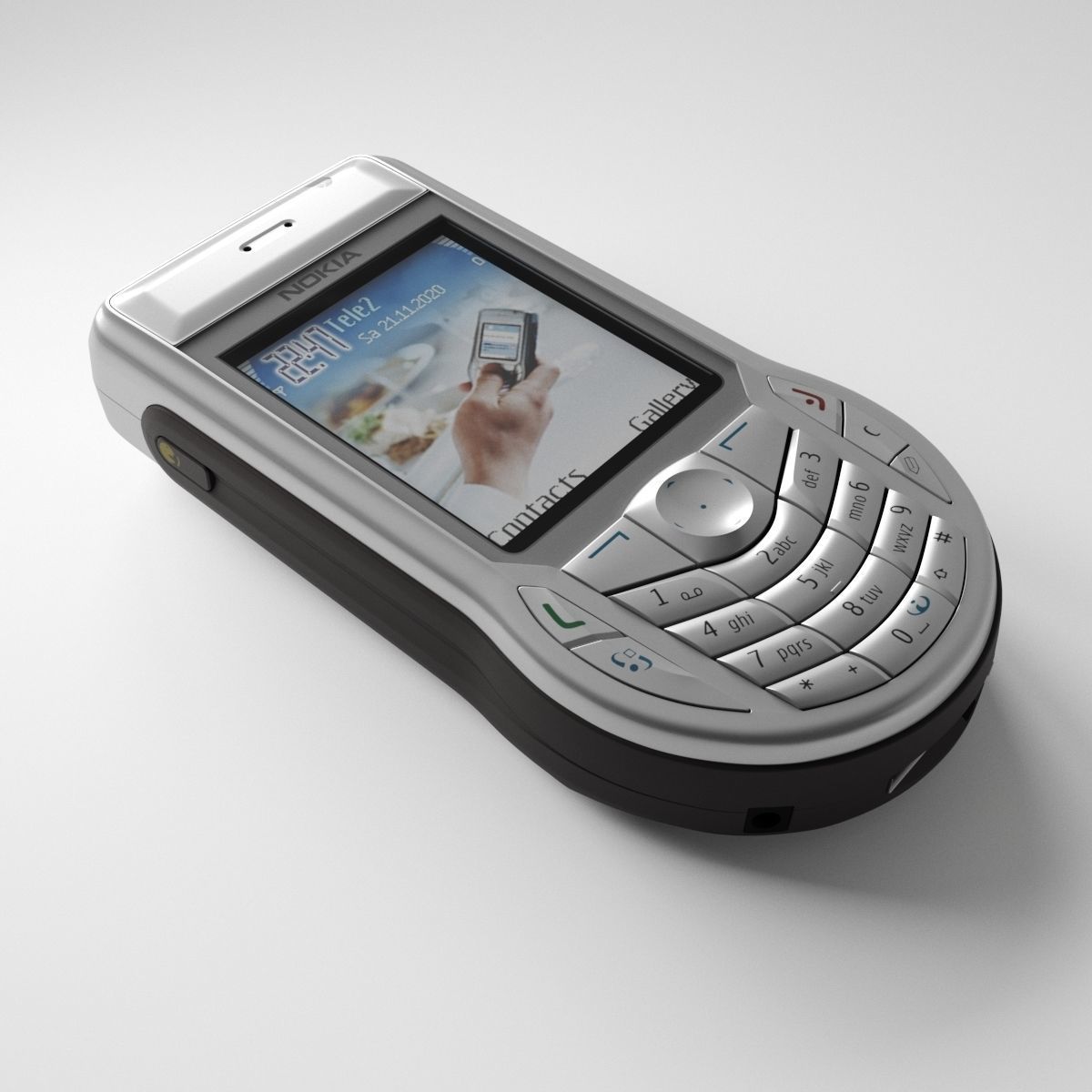Nokia 6630 3D model_3