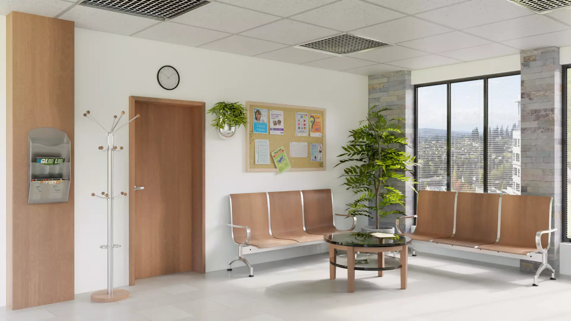 Waiting room 3D model_0