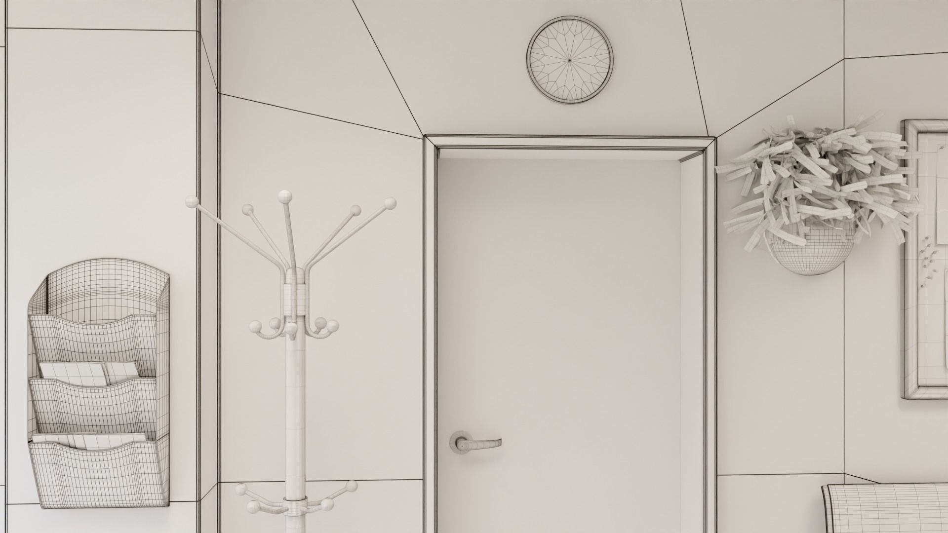 Waiting room 3D model_11