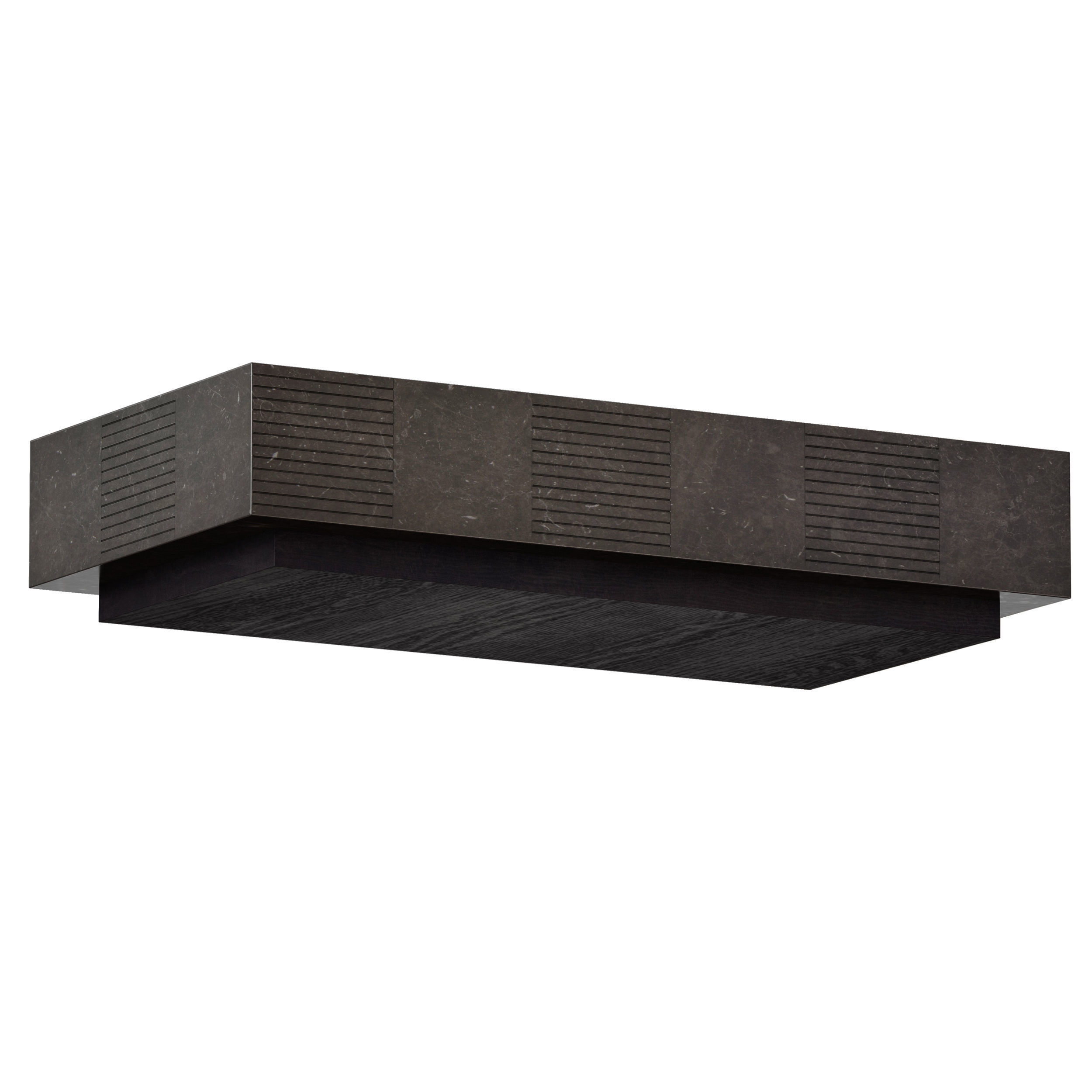 Aleph Rectangular Coffee Table Crate and Barrel 3D model_2