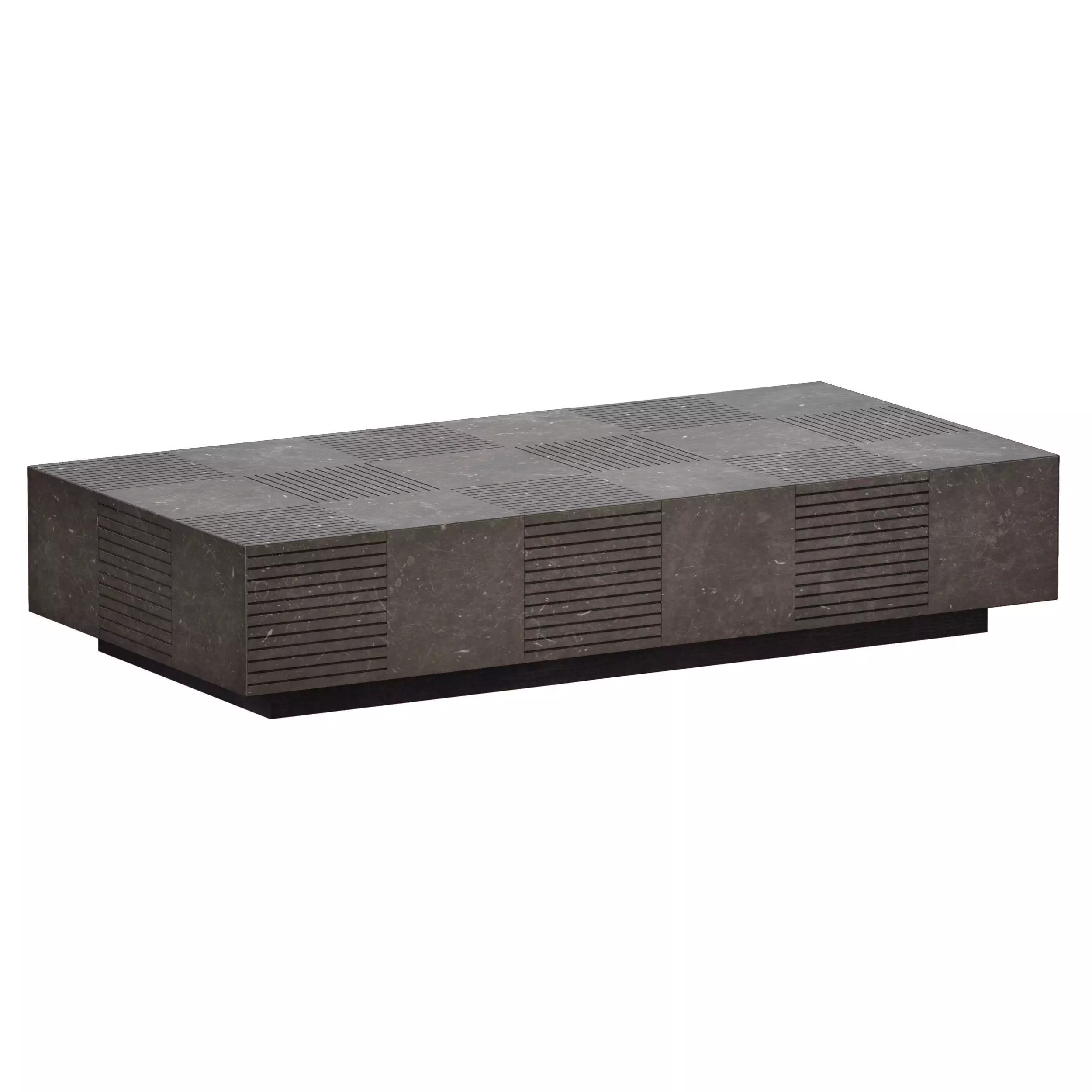 Aleph Rectangular Coffee Table Crate and Barrel 3D model_0