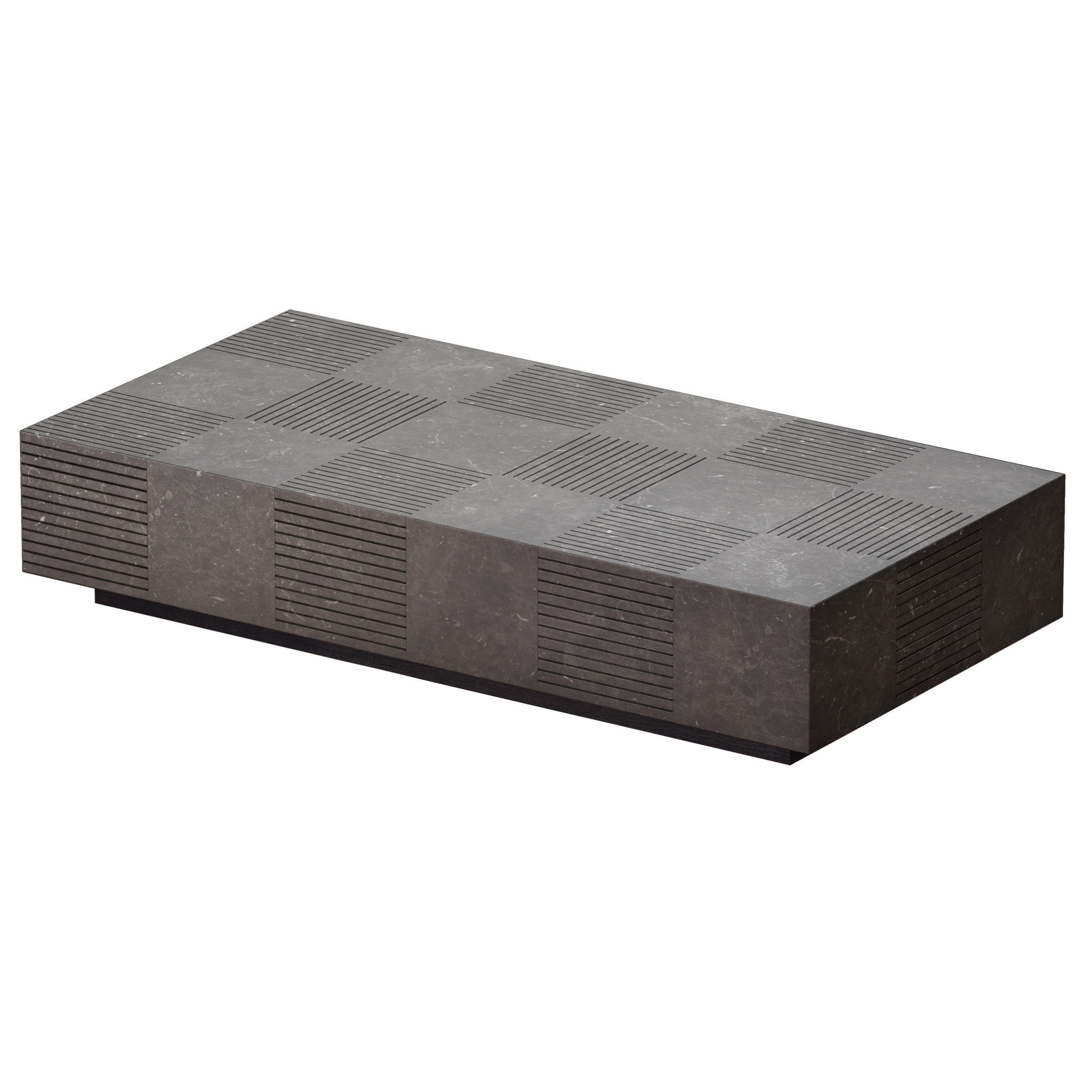 Aleph Rectangular Coffee Table Crate and Barrel 3D model_7