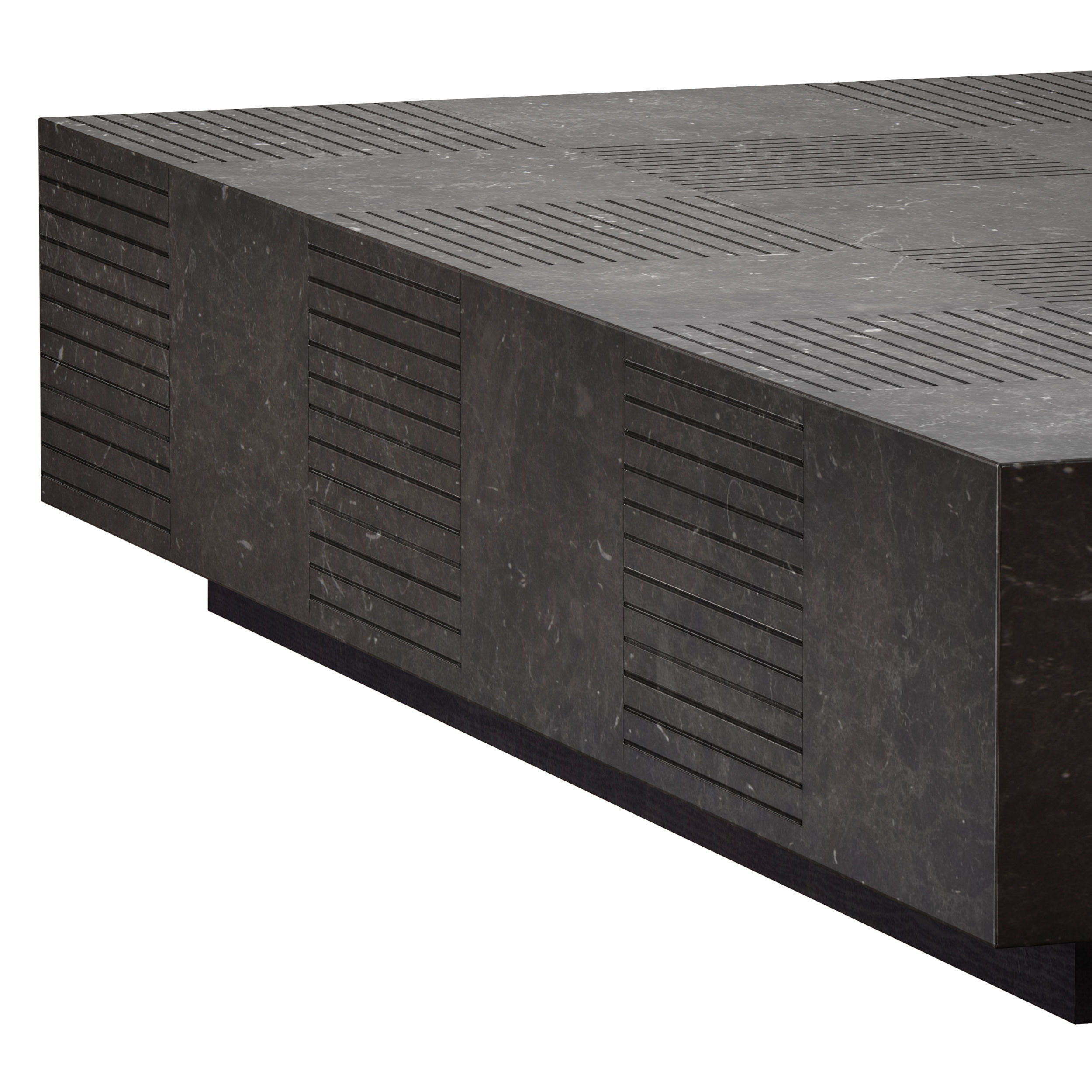 Aleph Rectangular Coffee Table Crate and Barrel 3D model_15