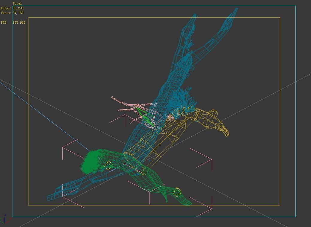 Segment Wood-Withered-Trunk 37 3D model_1