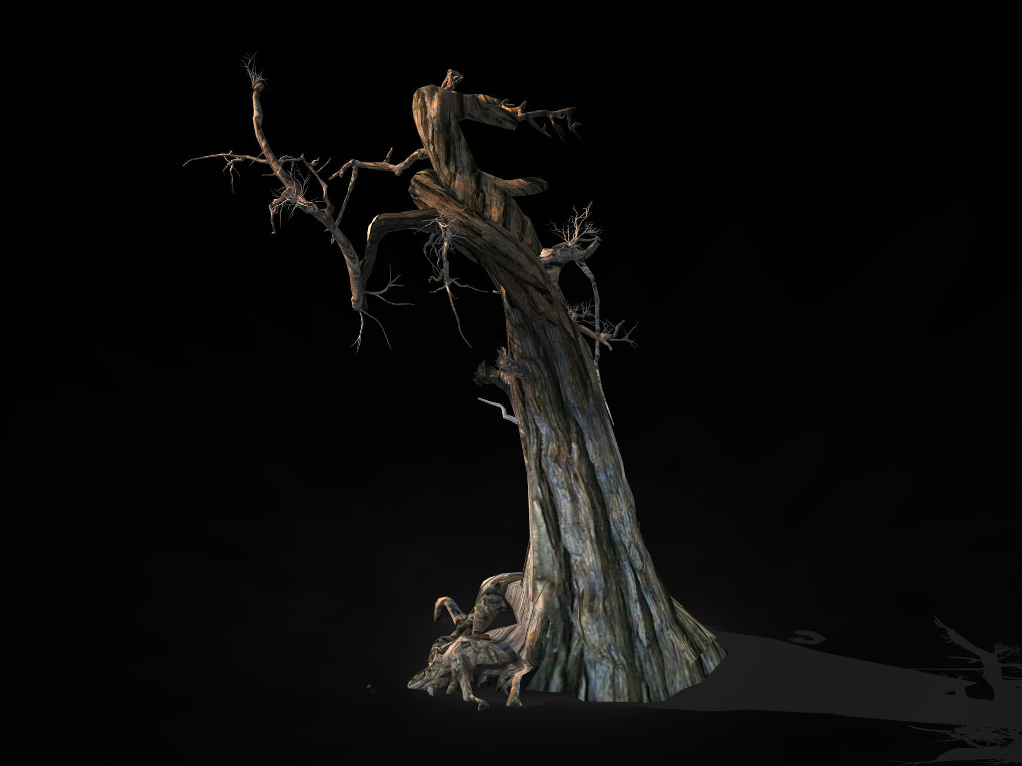 Segment Wood-Withered-Trunk 95 3D model_1