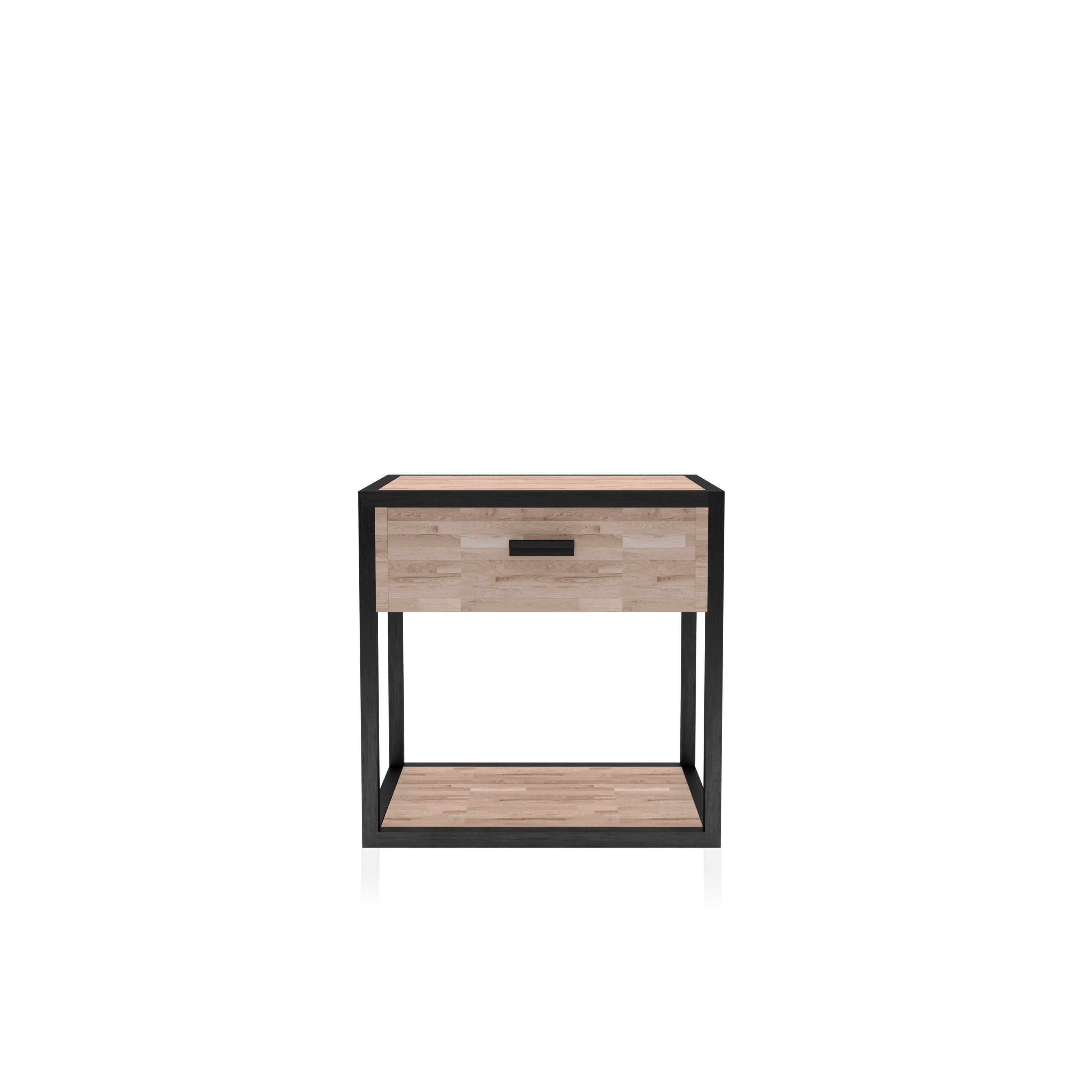 Bedside drawer Loft Industrial furniture Corona Scene 3D model_4