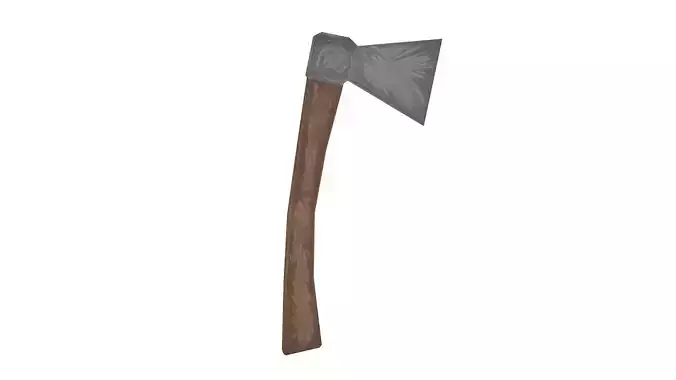 Low poly - Axe Free low-poly 3D model