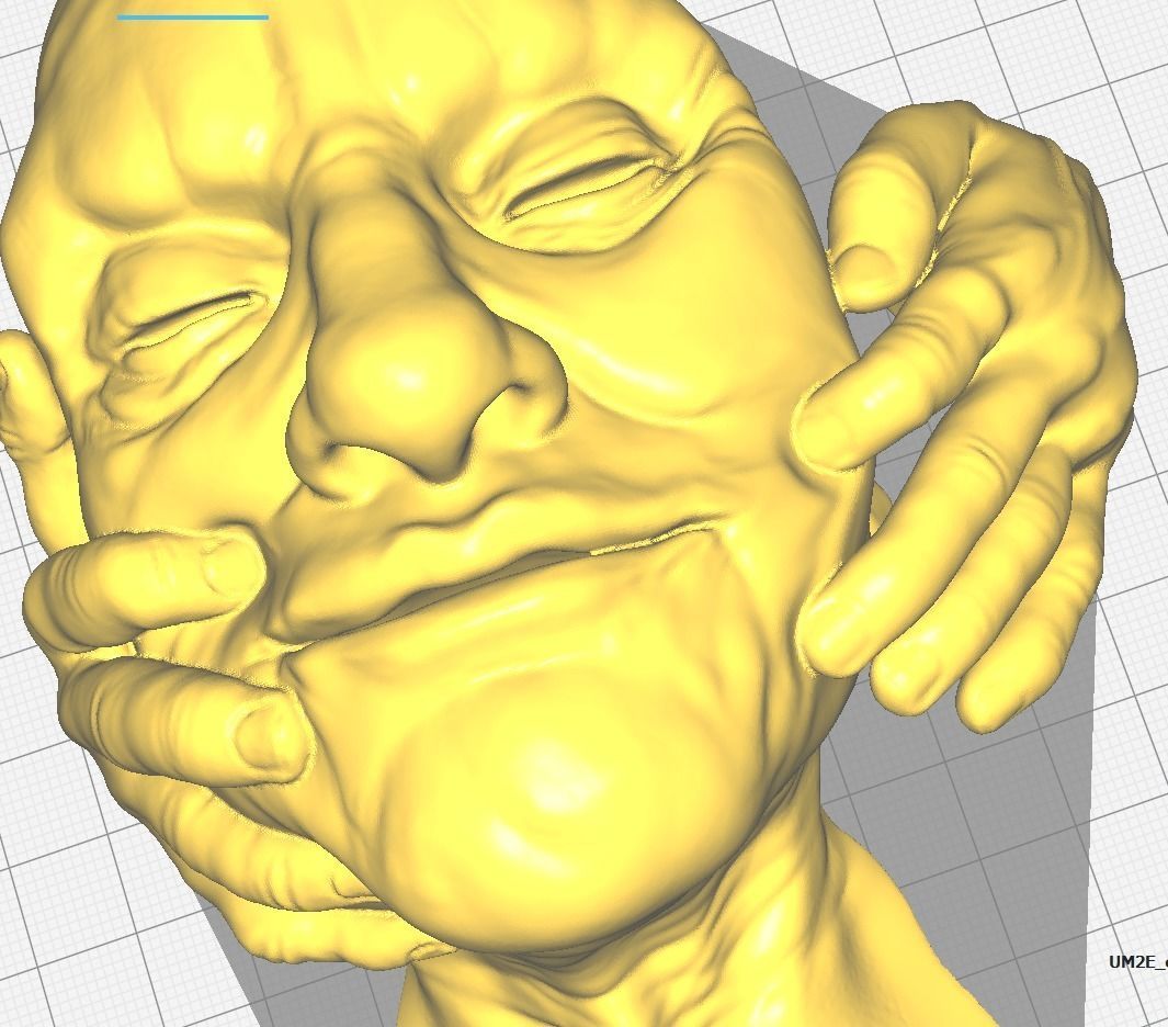 Put a smile on your face - Art piece 3D print model_2