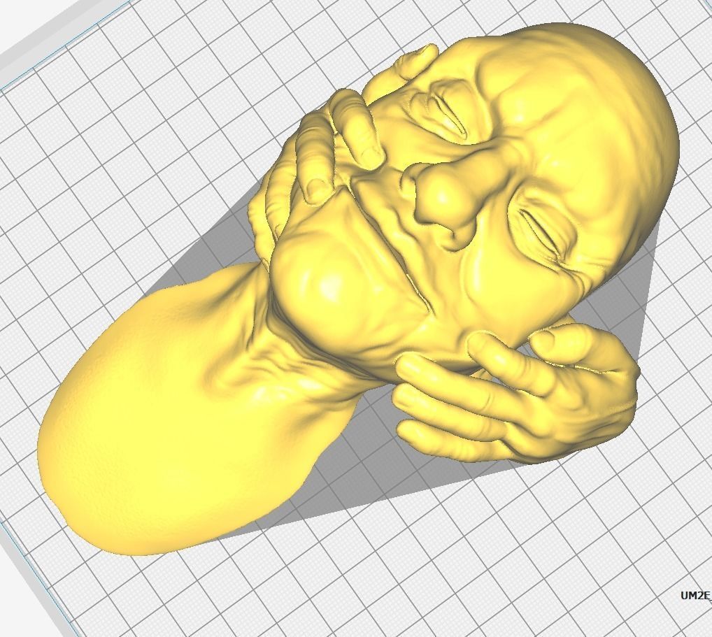 Put a smile on your face - Art piece 3D print model_3