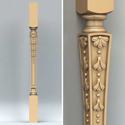 Baluster 011 3D model