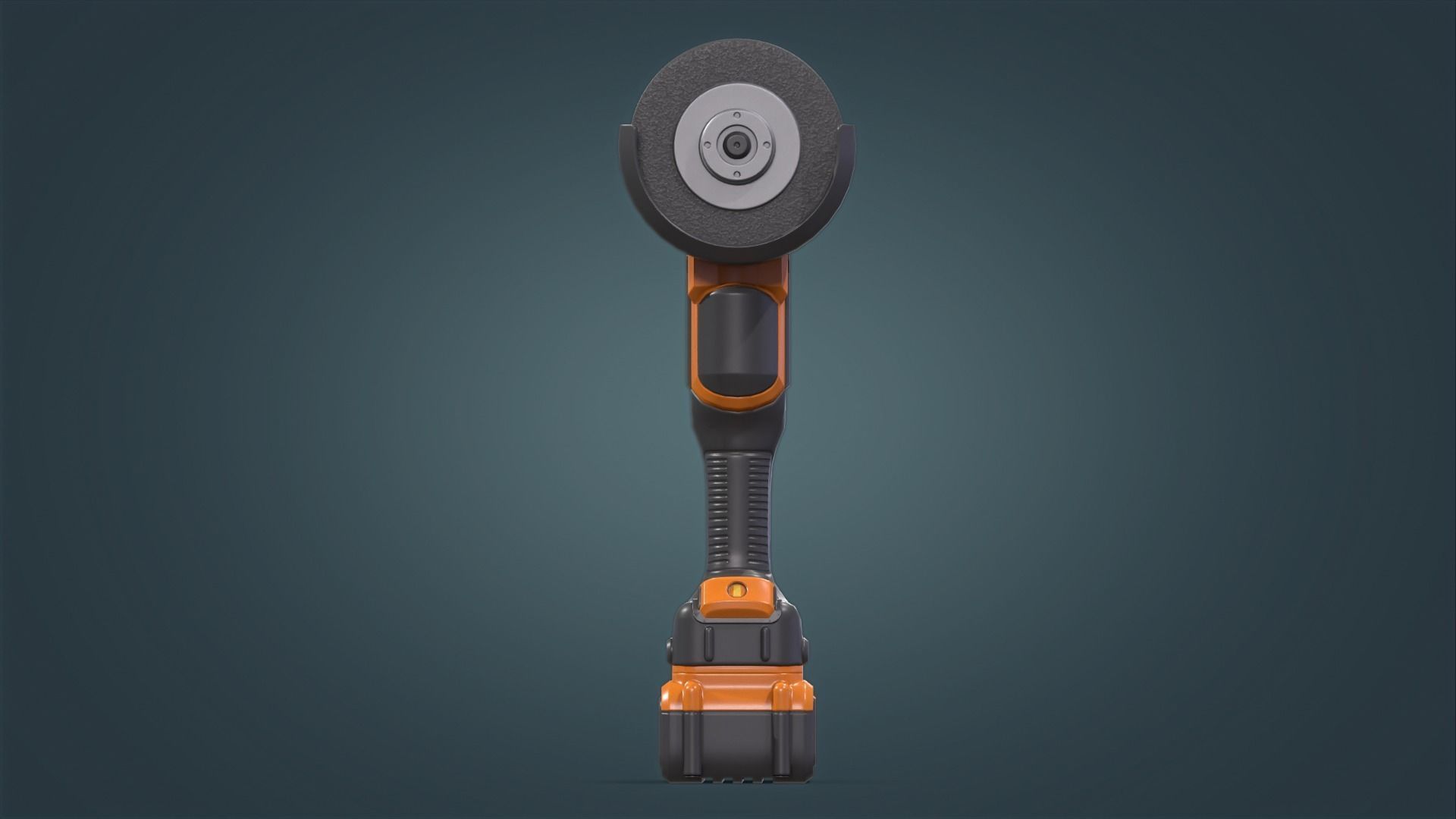 Angle Grinder Low-poly 3D model_12