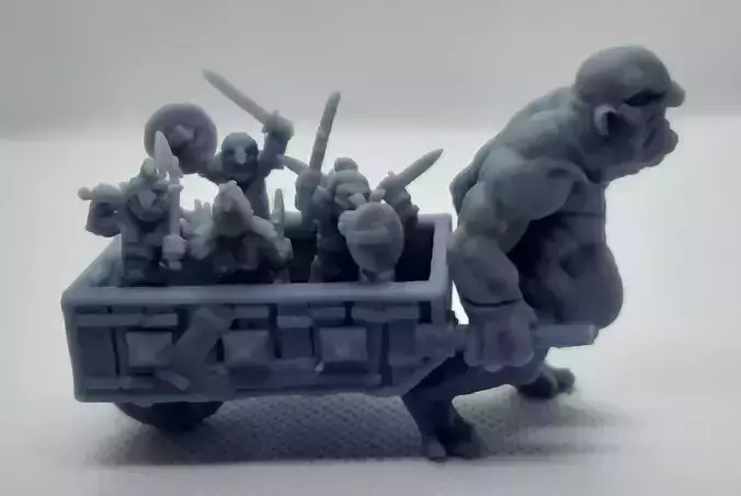 Goblin Transport Pre-Supported 3D print model