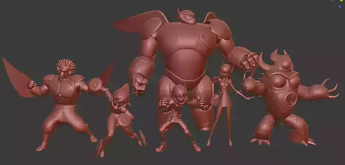 Big Hero 6 3D print model