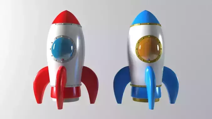 Rocket Toy 3D model